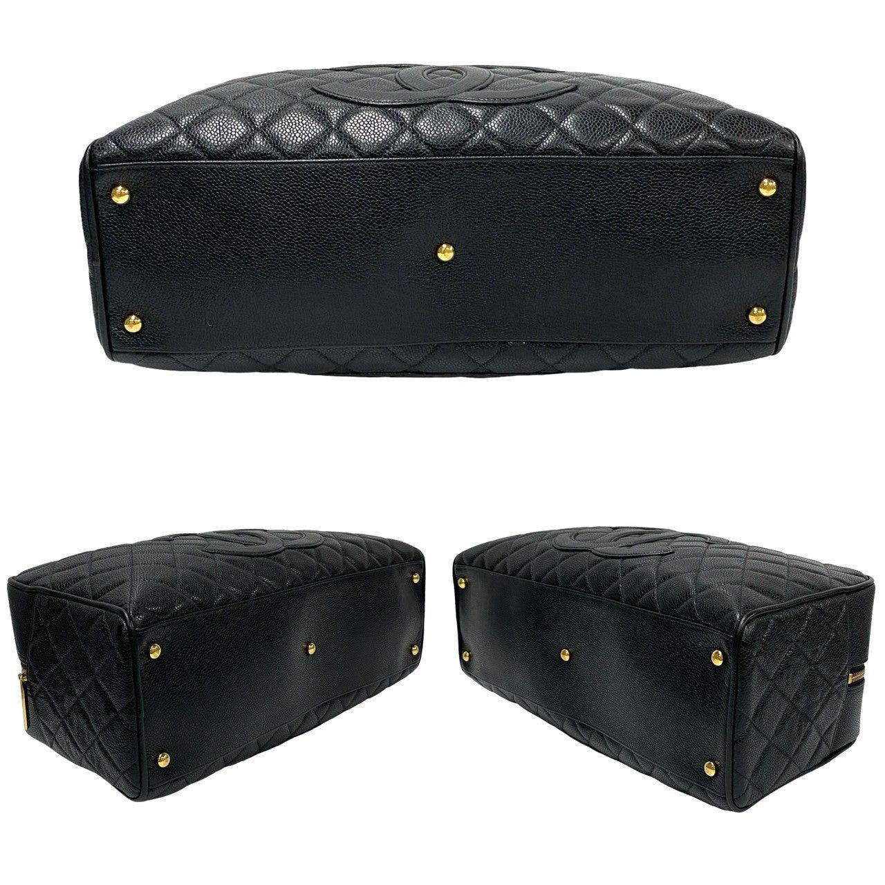 Chanel Chanel Handbag Black Leather Size ONE SIZE - 6 Thumbnail