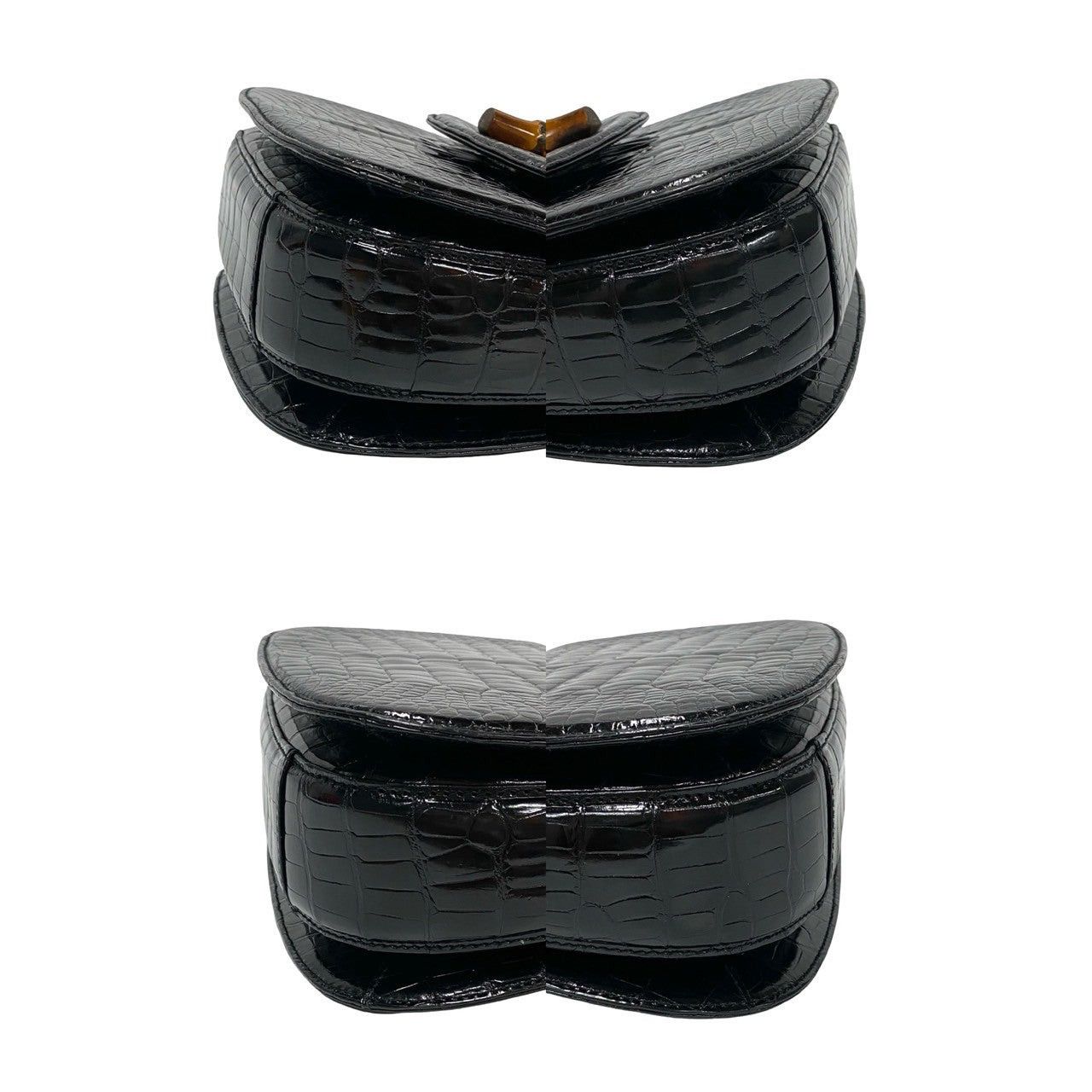 Gucci Gucci Handbag Black Leather - Exotic Size ONE SIZE - 7 Thumbnail