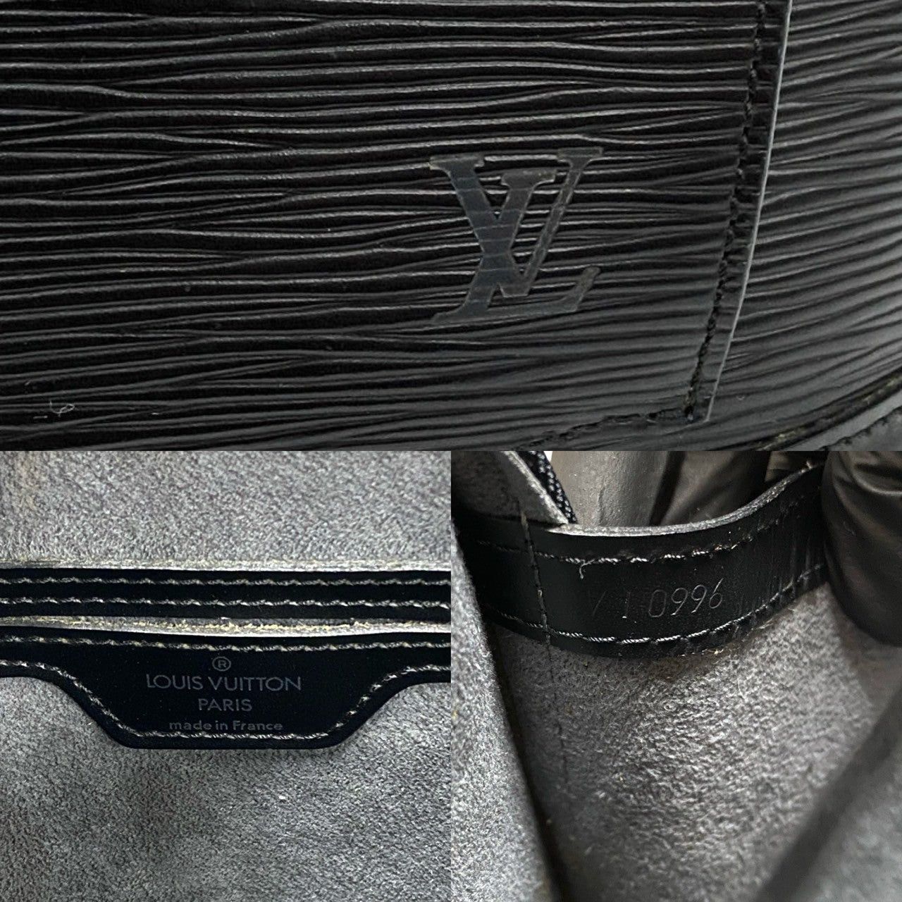 Louis Vuitton Louis Vuitton Backpack Black Leather Size ONE SIZE - 3 Thumbnail