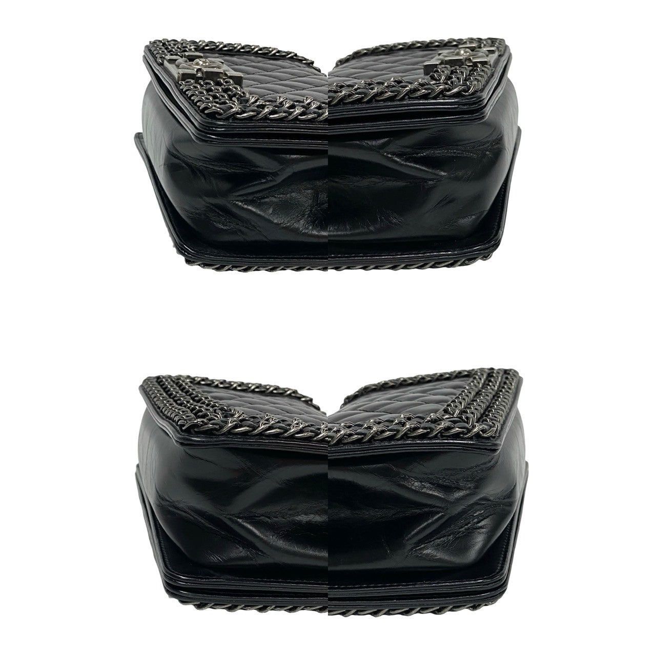 Chanel Chanel Shoulder Bag Black Leather Size ONE SIZE - 7 Thumbnail