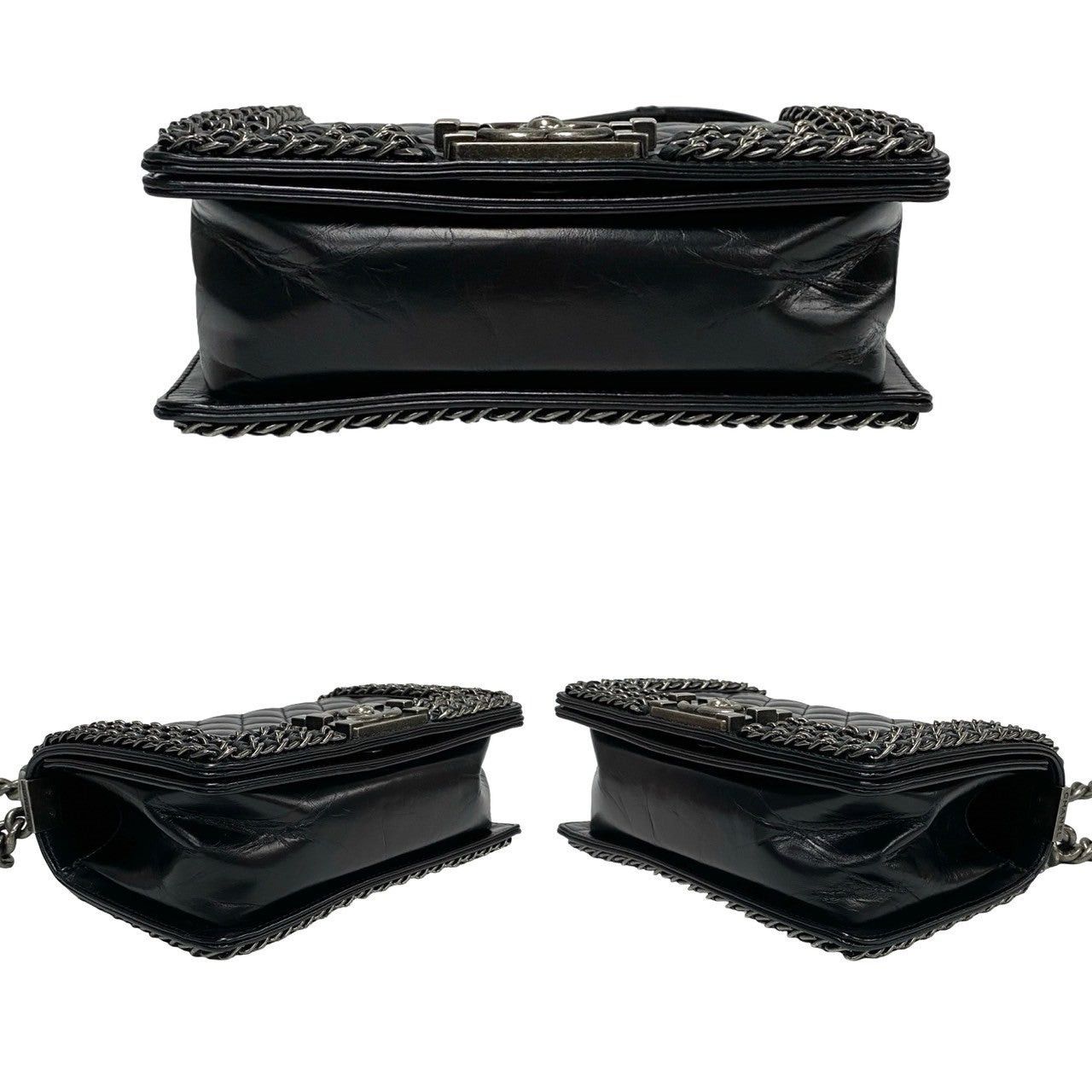 Chanel Chanel Shoulder Bag Black Leather Size ONE SIZE - 6 Thumbnail