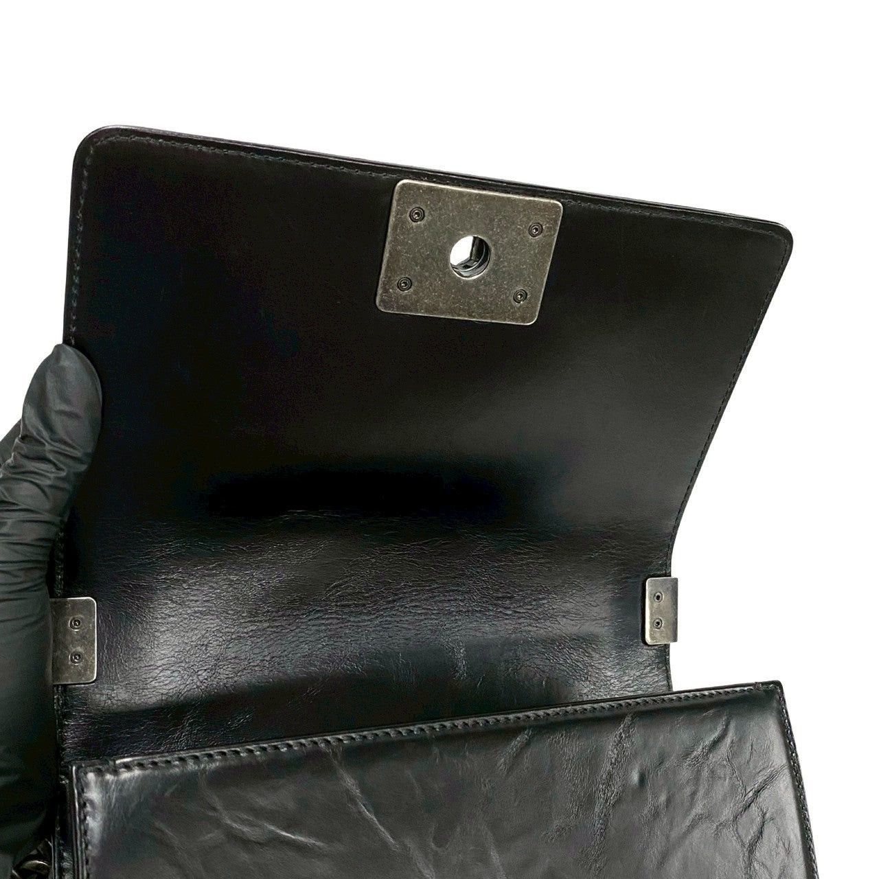 Chanel Chanel Shoulder Bag Black Leather Size ONE SIZE - 8 Thumbnail
