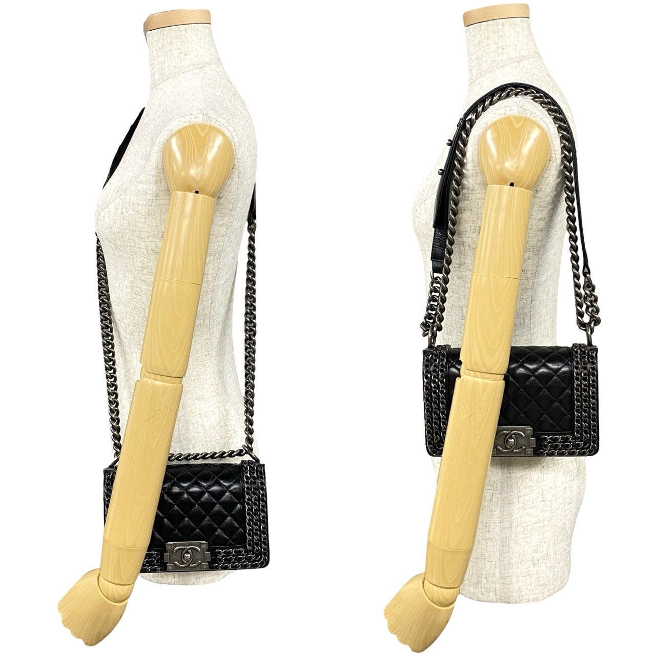 Chanel Chanel Shoulder Bag Black Leather Size ONE SIZE - 2 Thumbnail