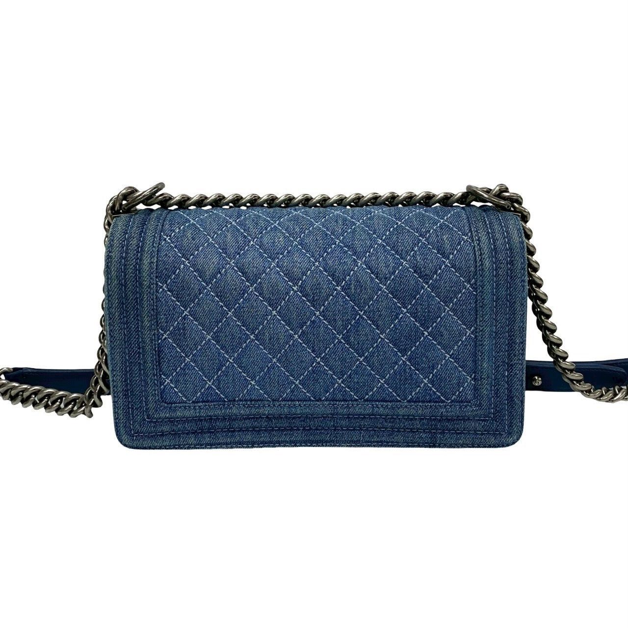Chanel Chanel Shoulder Bag Blue Denim Size ONE SIZE - 4 Thumbnail
