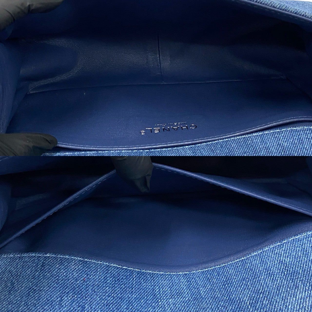 Chanel Chanel Shoulder Bag Blue Denim Size ONE SIZE - 9 Thumbnail
