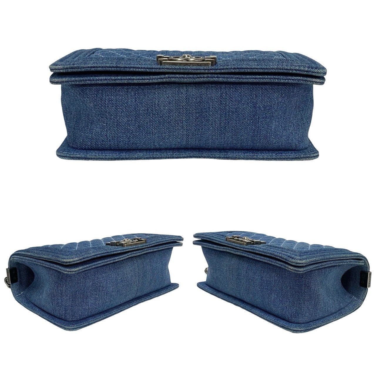 Chanel Chanel Shoulder Bag Blue Denim Size ONE SIZE - 6 Thumbnail