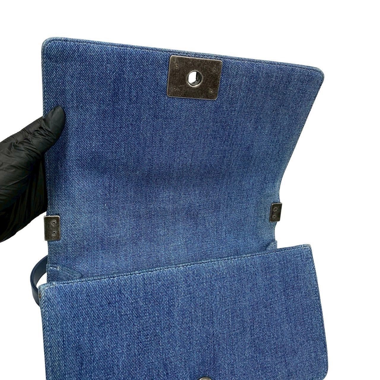 Chanel Chanel Shoulder Bag Blue Denim Size ONE SIZE - 8 Thumbnail