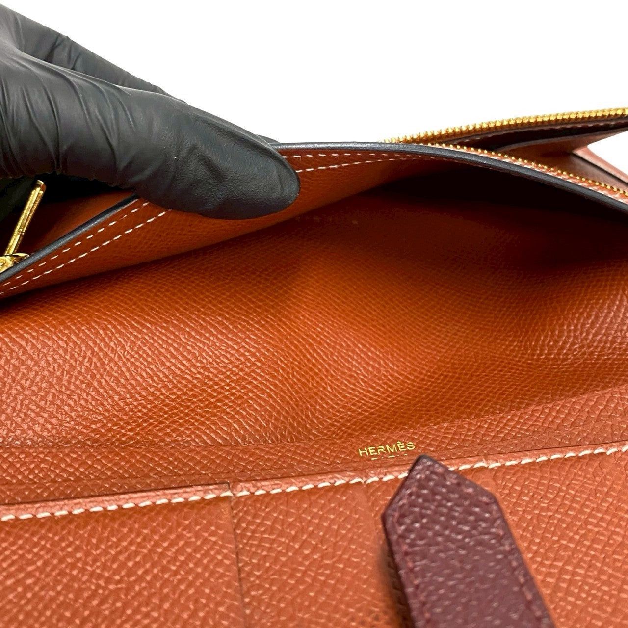 Hermes Hermes Red Leather Size ONE SIZE - 8 Thumbnail