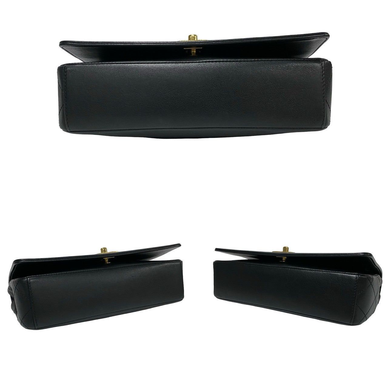 Chanel Chanel Shoulder Bag Black Leather Size ONE SIZE - 6 Thumbnail