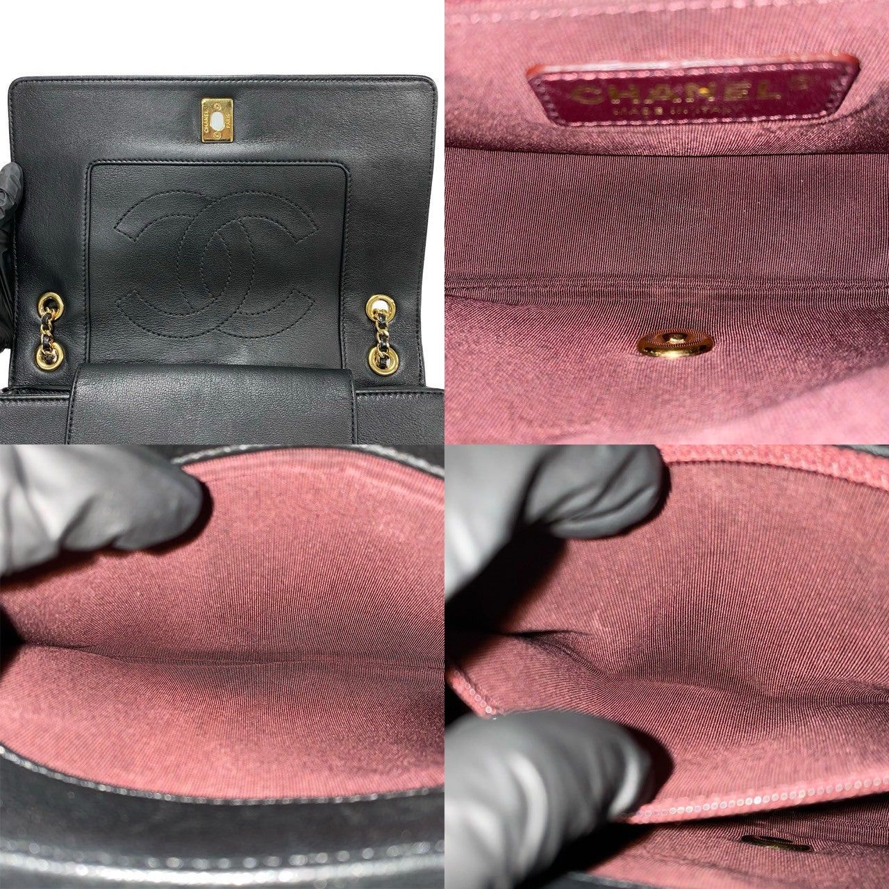 Chanel Chanel Shoulder Bag Black Leather Size ONE SIZE - 8 Thumbnail