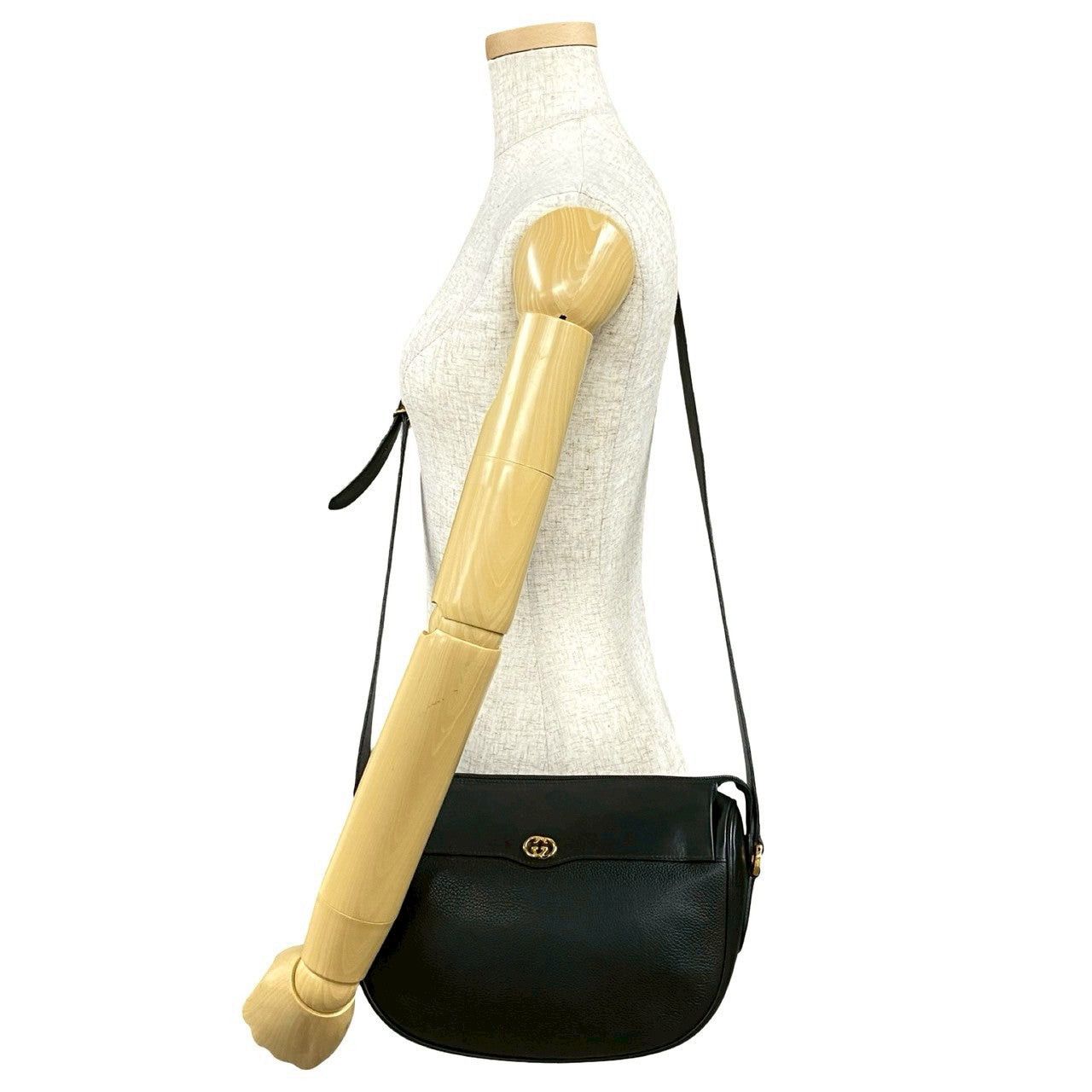 Gucci Gucci Shoulder Bag Black Leather Size ONE SIZE - 2 Thumbnail