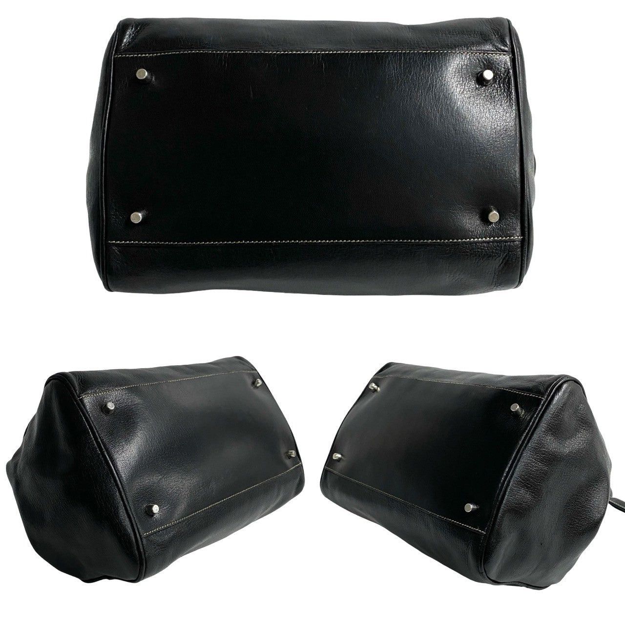 Prada Prada Handbag Black Leather Size ONE SIZE - 6 Thumbnail