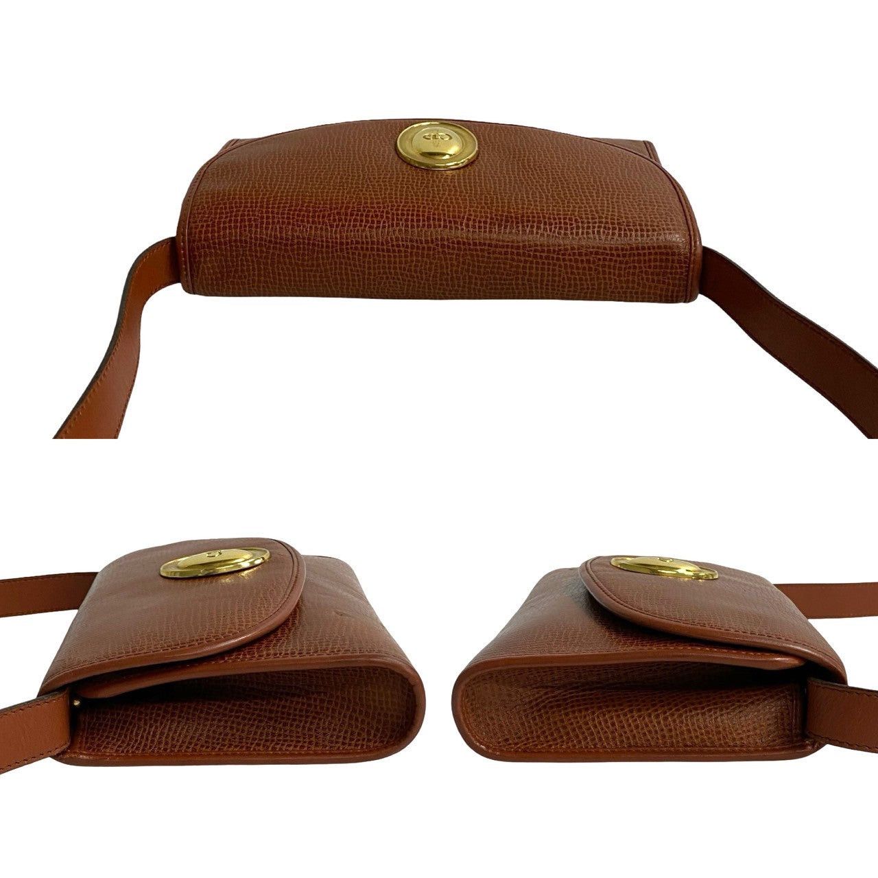 Dior Dior Shoulder Bag Brown Leather Size ONE SIZE - 5 Thumbnail