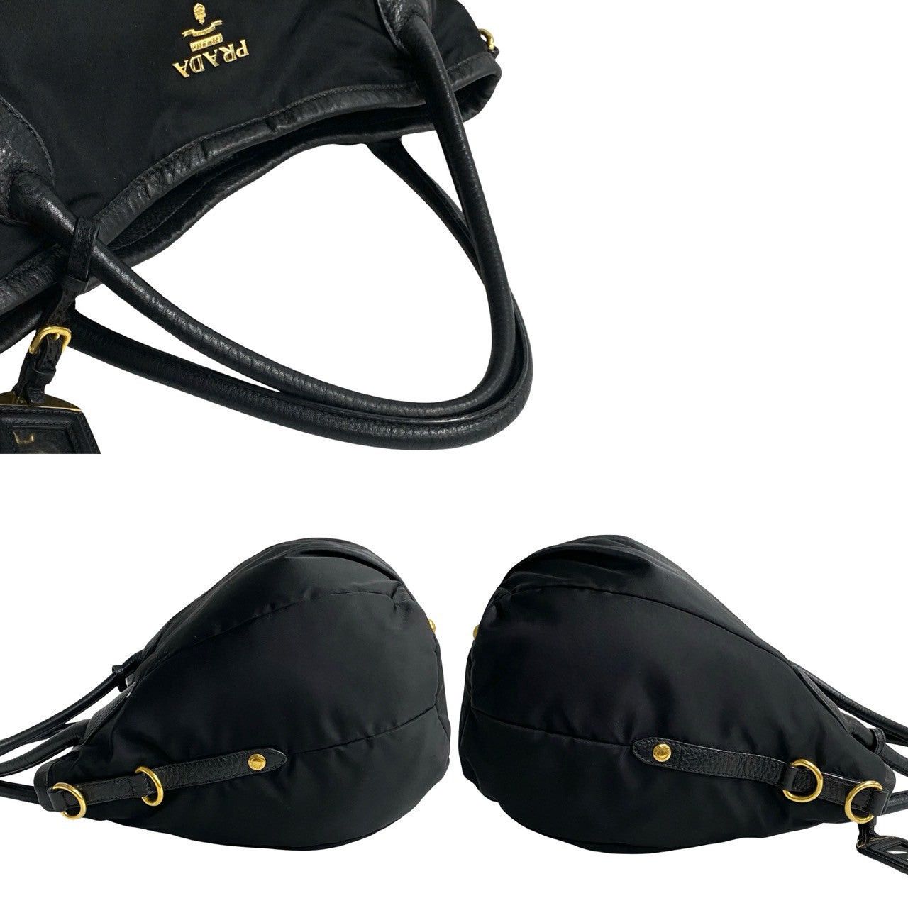 Prada Prada Tote Bag Black Synthetic Size ONE SIZE - 5 Thumbnail