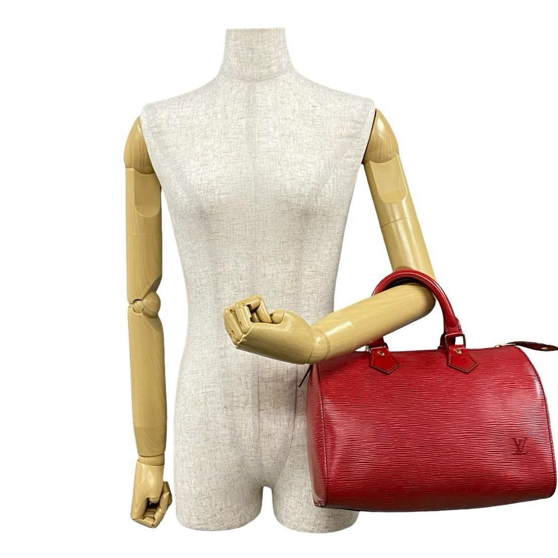 Louis Vuitton Louis Vuitton Handbag Red Leather Size ONE SIZE - 2 Thumbnail