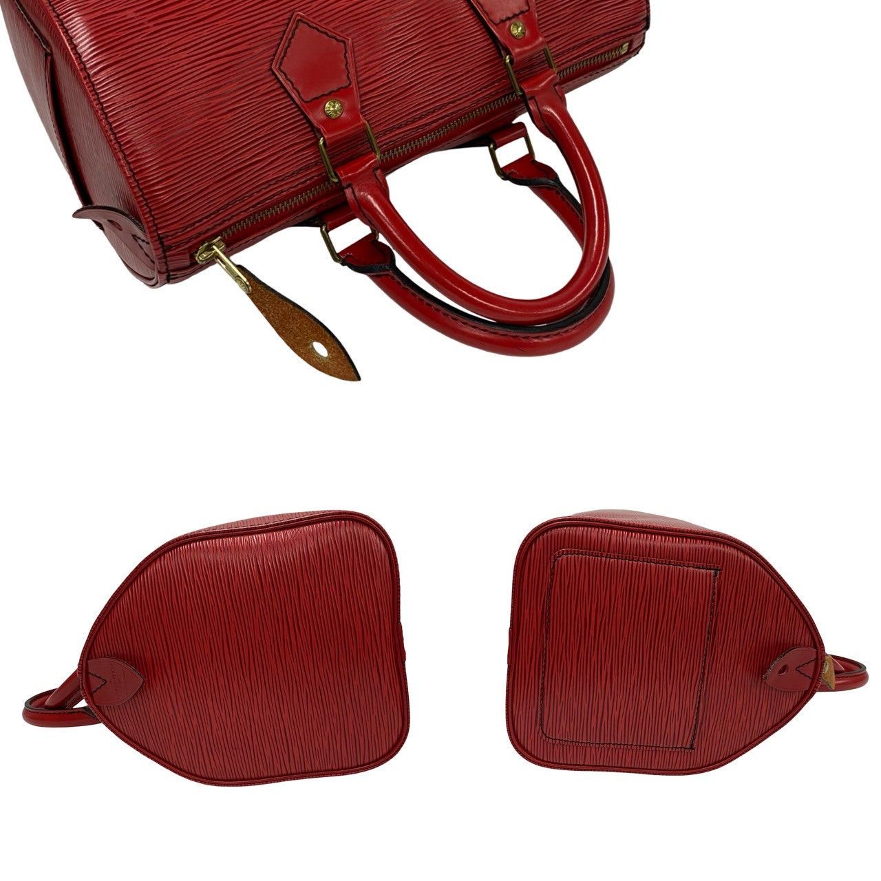 Louis Vuitton Louis Vuitton Handbag Red Leather Size ONE SIZE - 5 Thumbnail