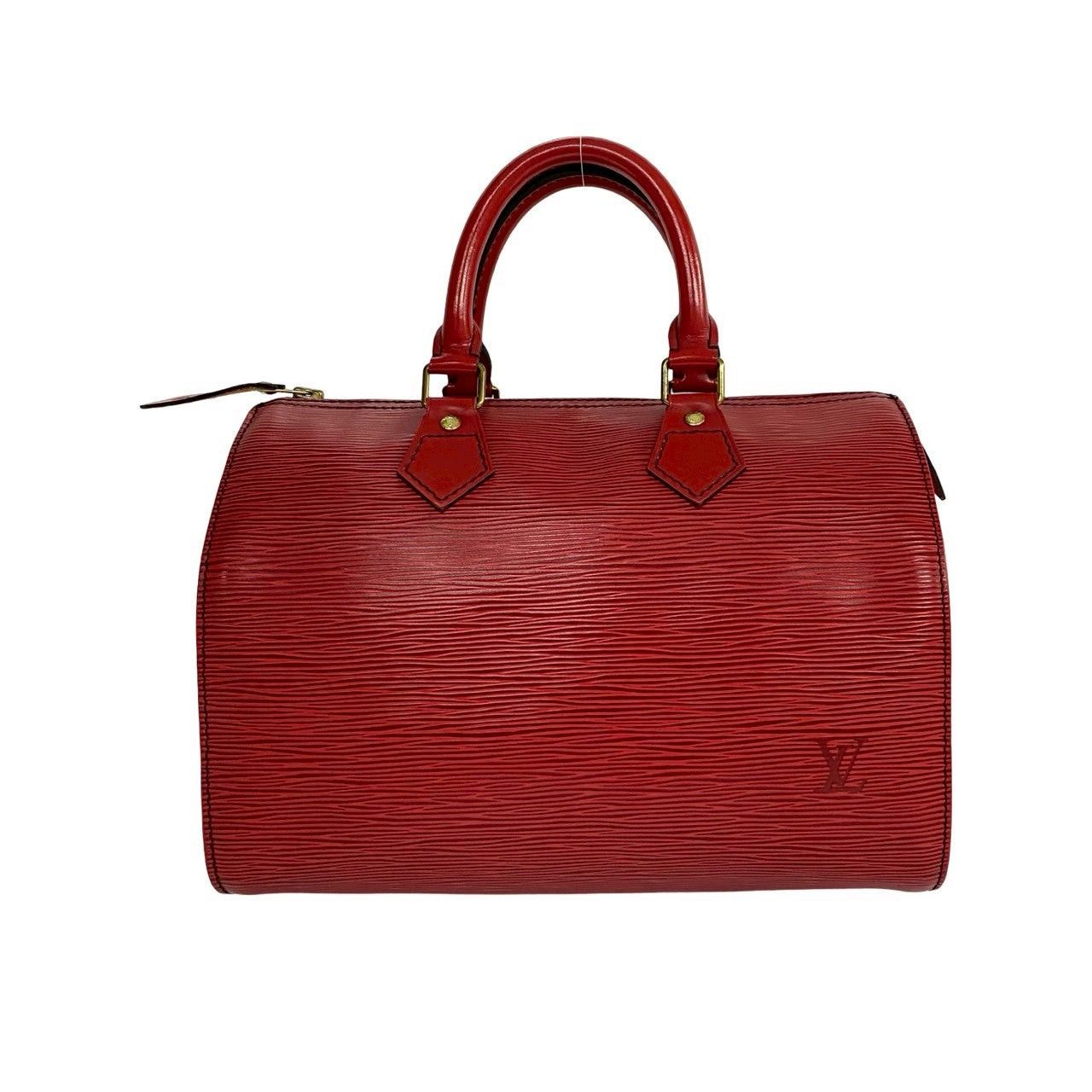 Louis Vuitton Louis Vuitton Handbag Red Leather Size ONE SIZE - 4 Thumbnail