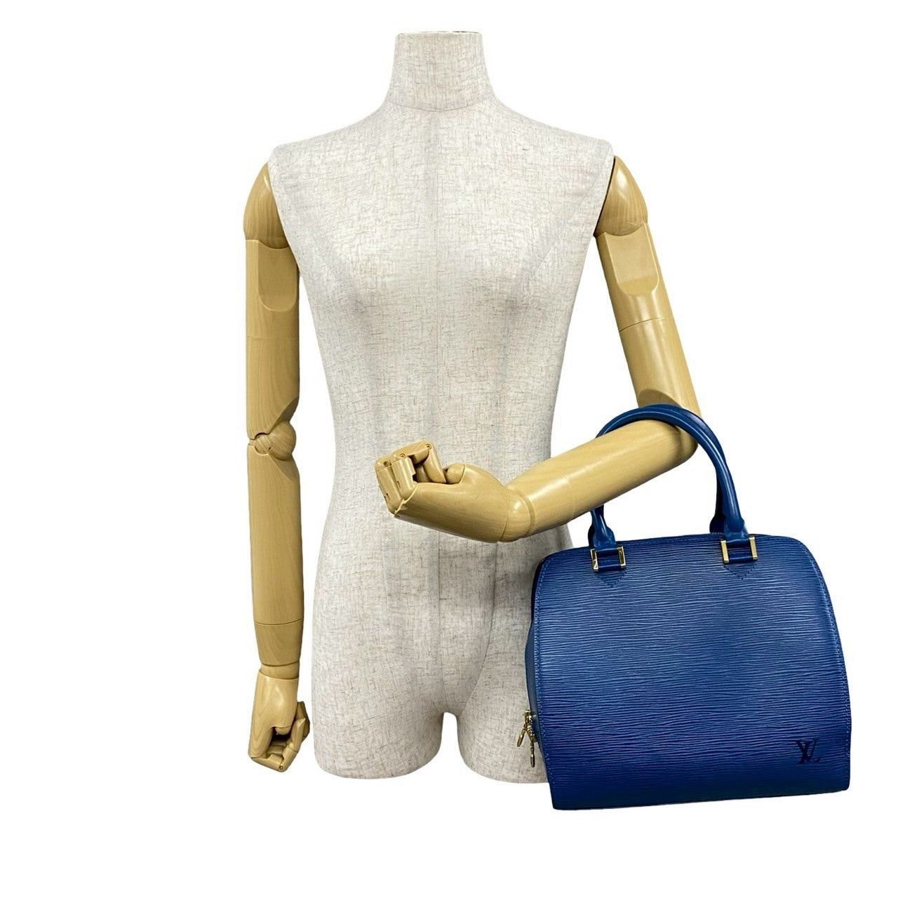 Louis Vuitton Louis Vuitton Handbag Blue Leather Size ONE SIZE - 2 Thumbnail