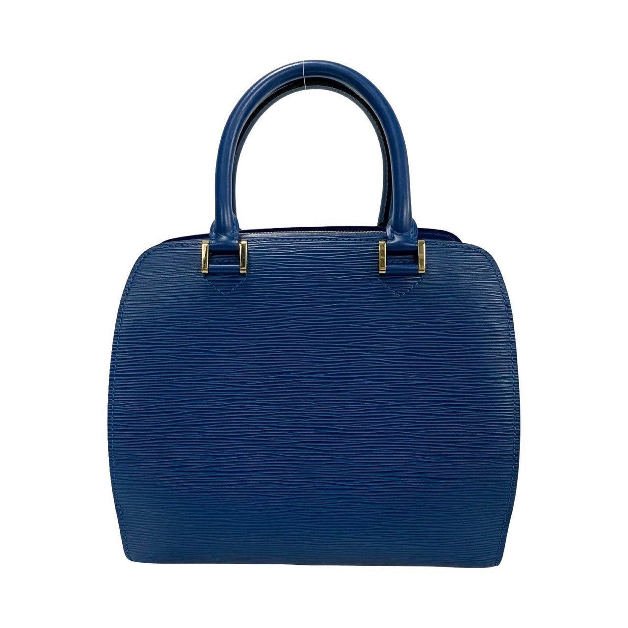 Louis Vuitton Louis Vuitton Handbag Blue Leather Size ONE SIZE - 4 Thumbnail
