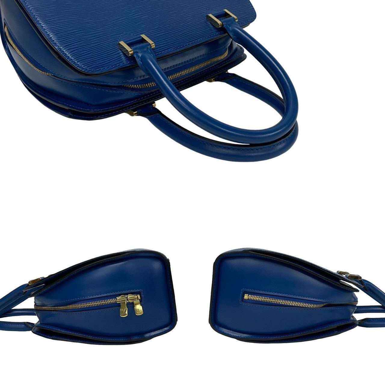 Louis Vuitton Louis Vuitton Handbag Blue Leather Size ONE SIZE - 5 Thumbnail