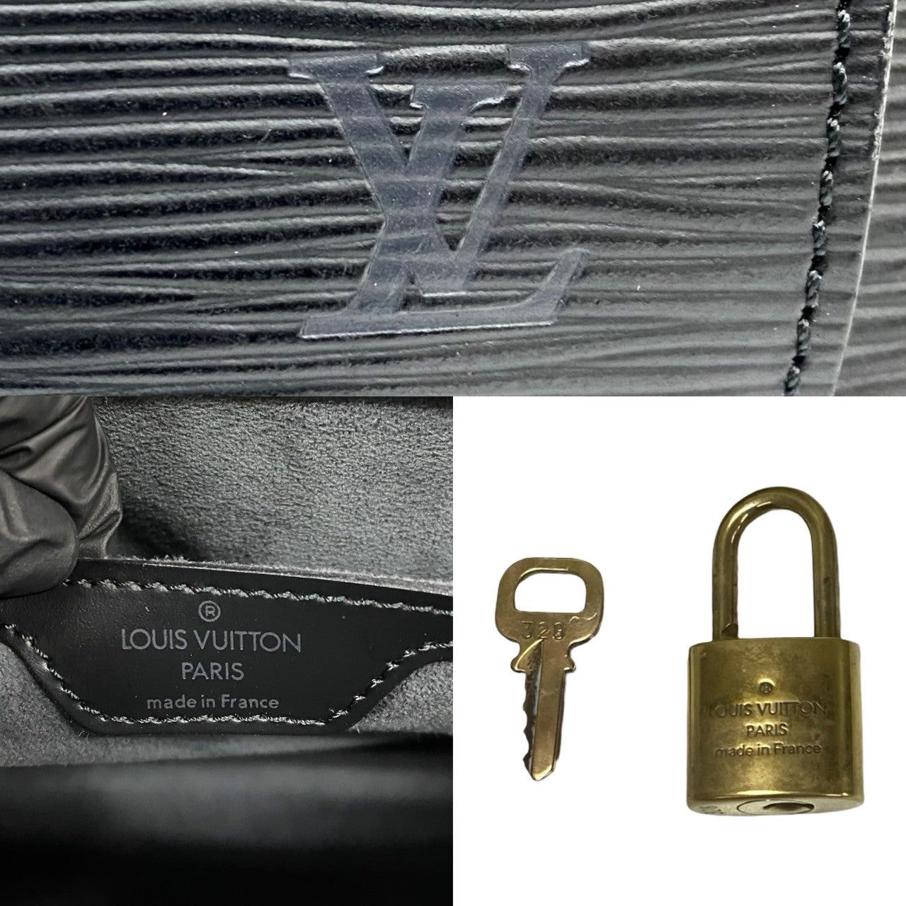 Louis Vuitton Louis Vuitton Backpack Black Leather Size ONE SIZE - 3 Thumbnail