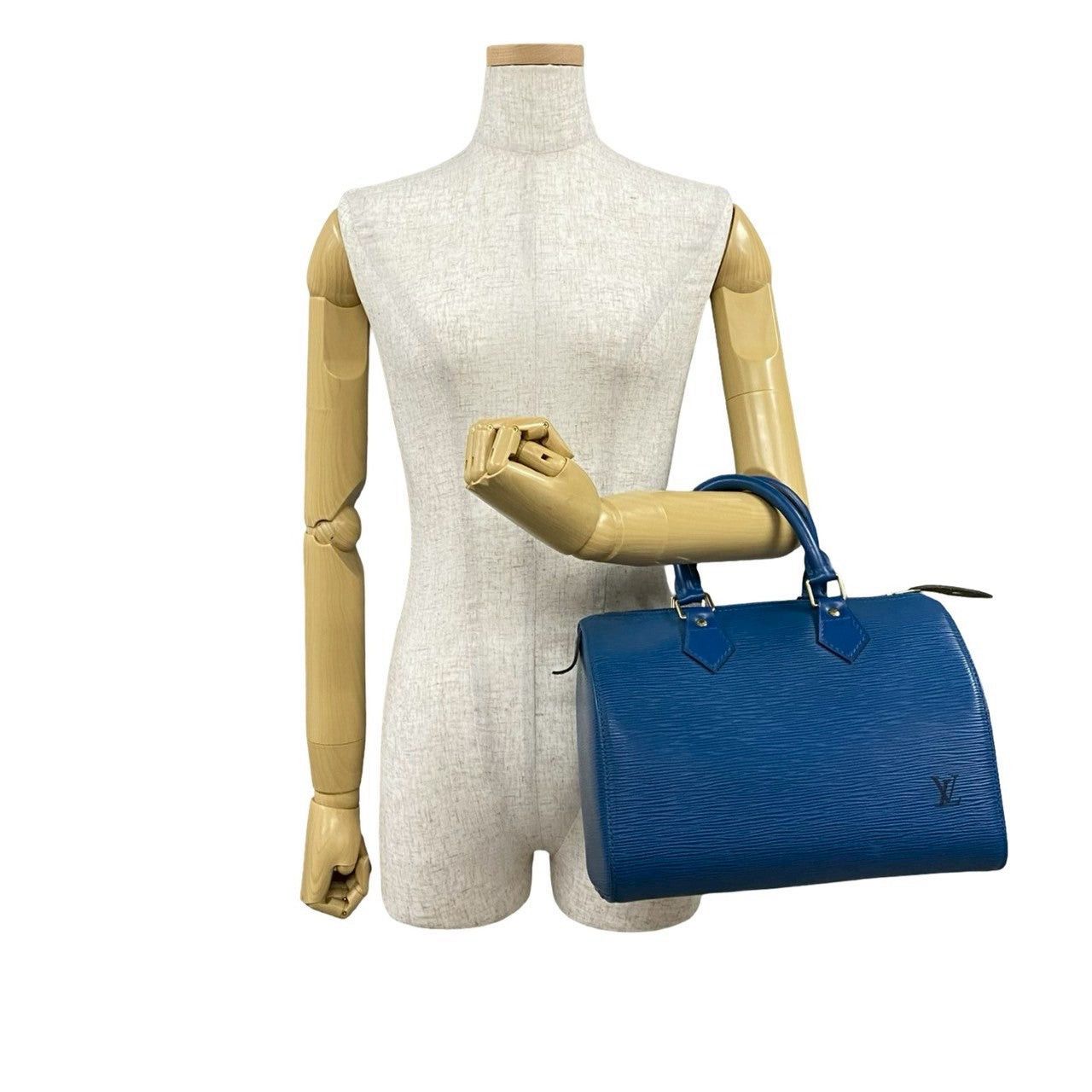 Louis Vuitton Louis Vuitton Handbag Blue Leather Size ONE SIZE - 2 Thumbnail