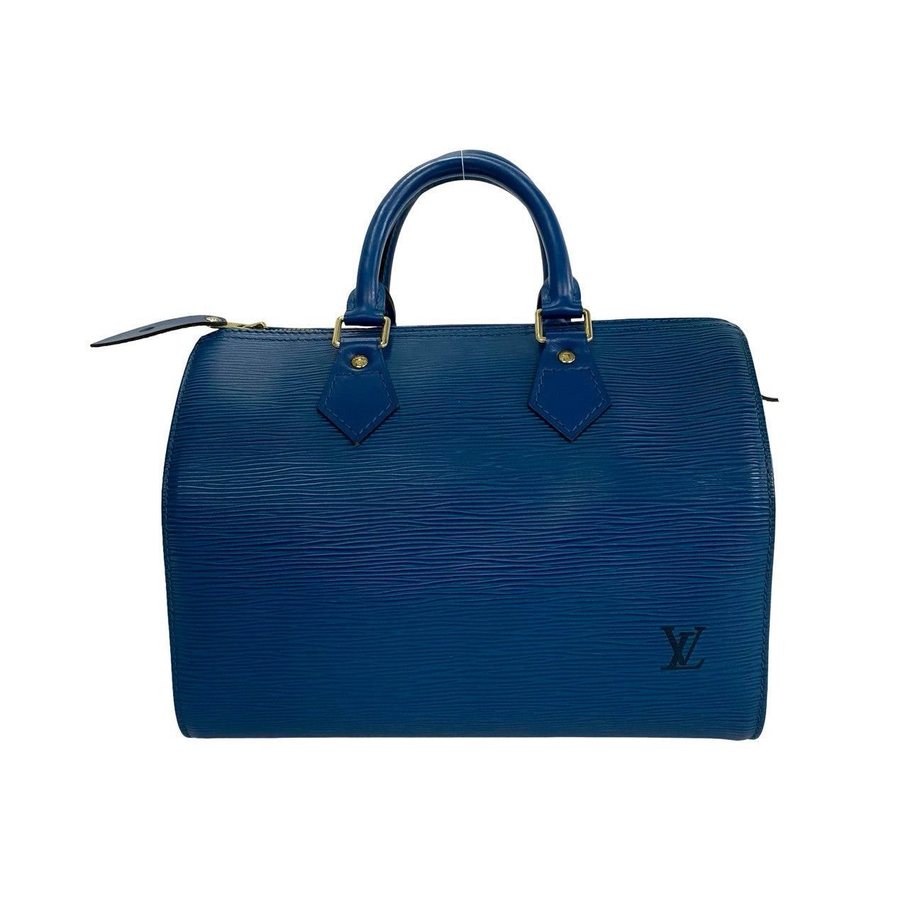 Louis Vuitton Louis Vuitton Handbag Blue Leather Size ONE SIZE - 4 Thumbnail