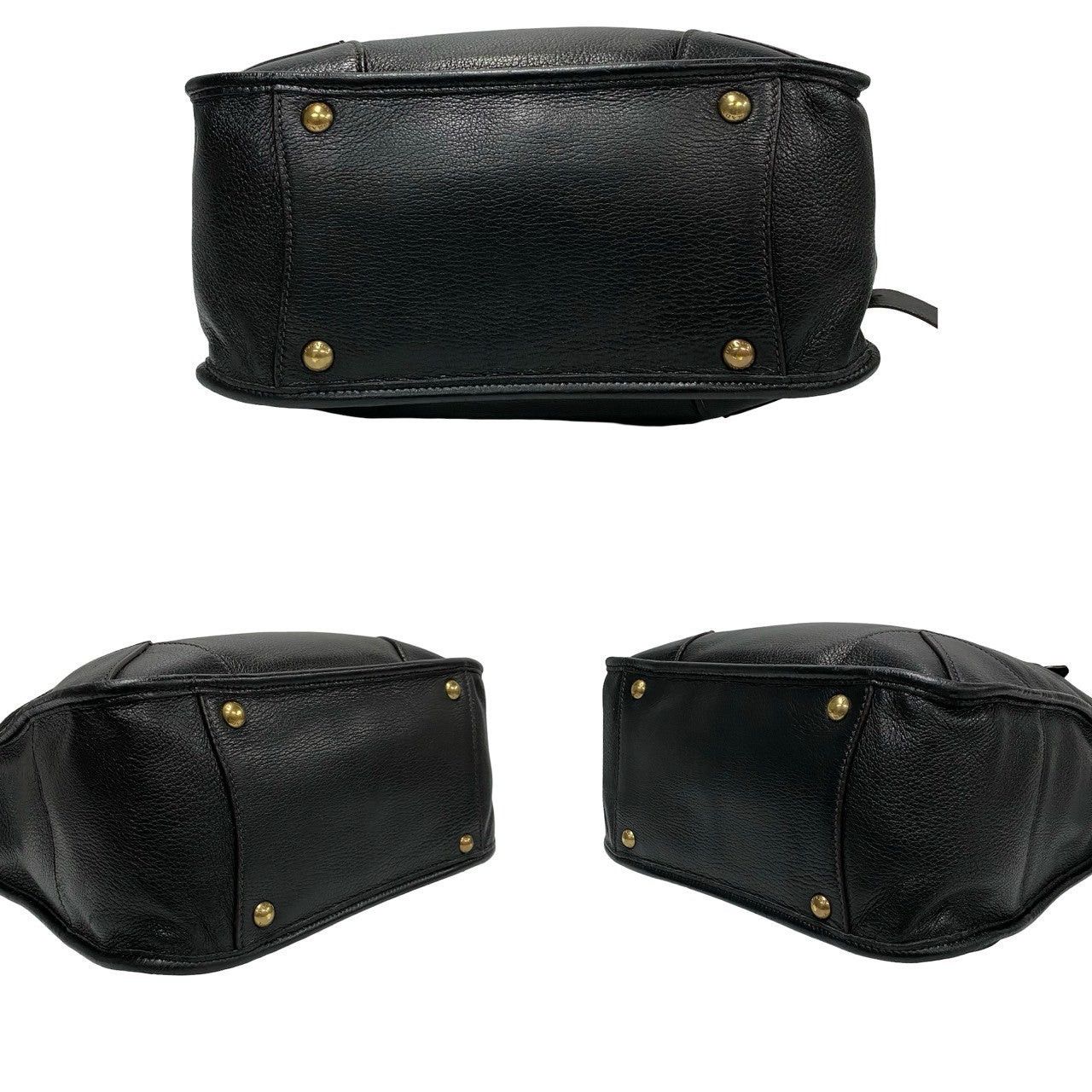 Prada Prada Shoulder Bag Black Leather Size ONE SIZE - 6 Thumbnail
