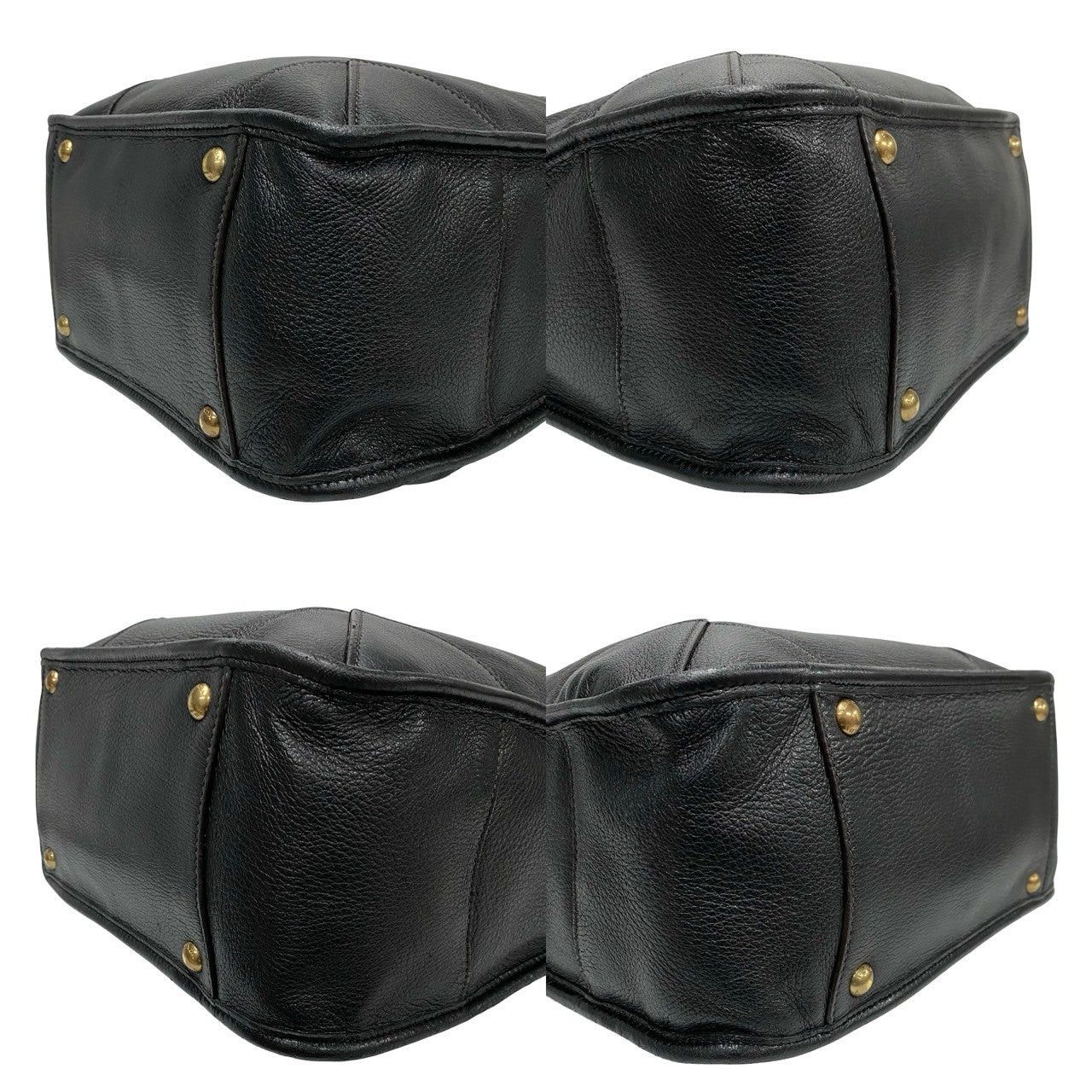 Prada Prada Shoulder Bag Black Leather Size ONE SIZE - 7 Thumbnail