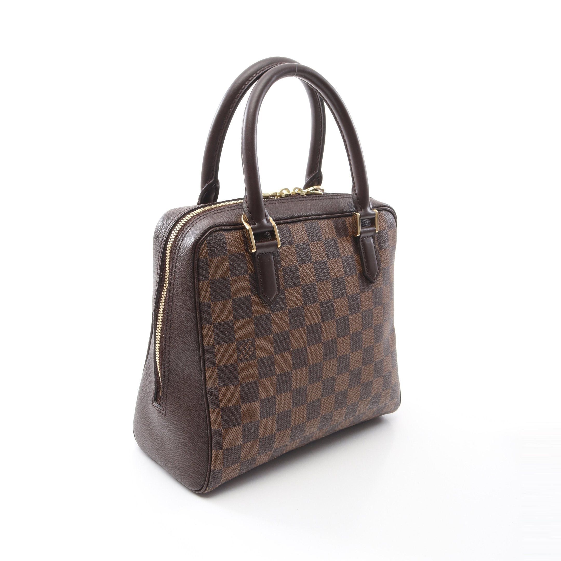 Louis Vuitton Louis Vuitton Brera Damier Ebene Handbag Leather Brown Size ONE SIZE - 2 Thumbnail