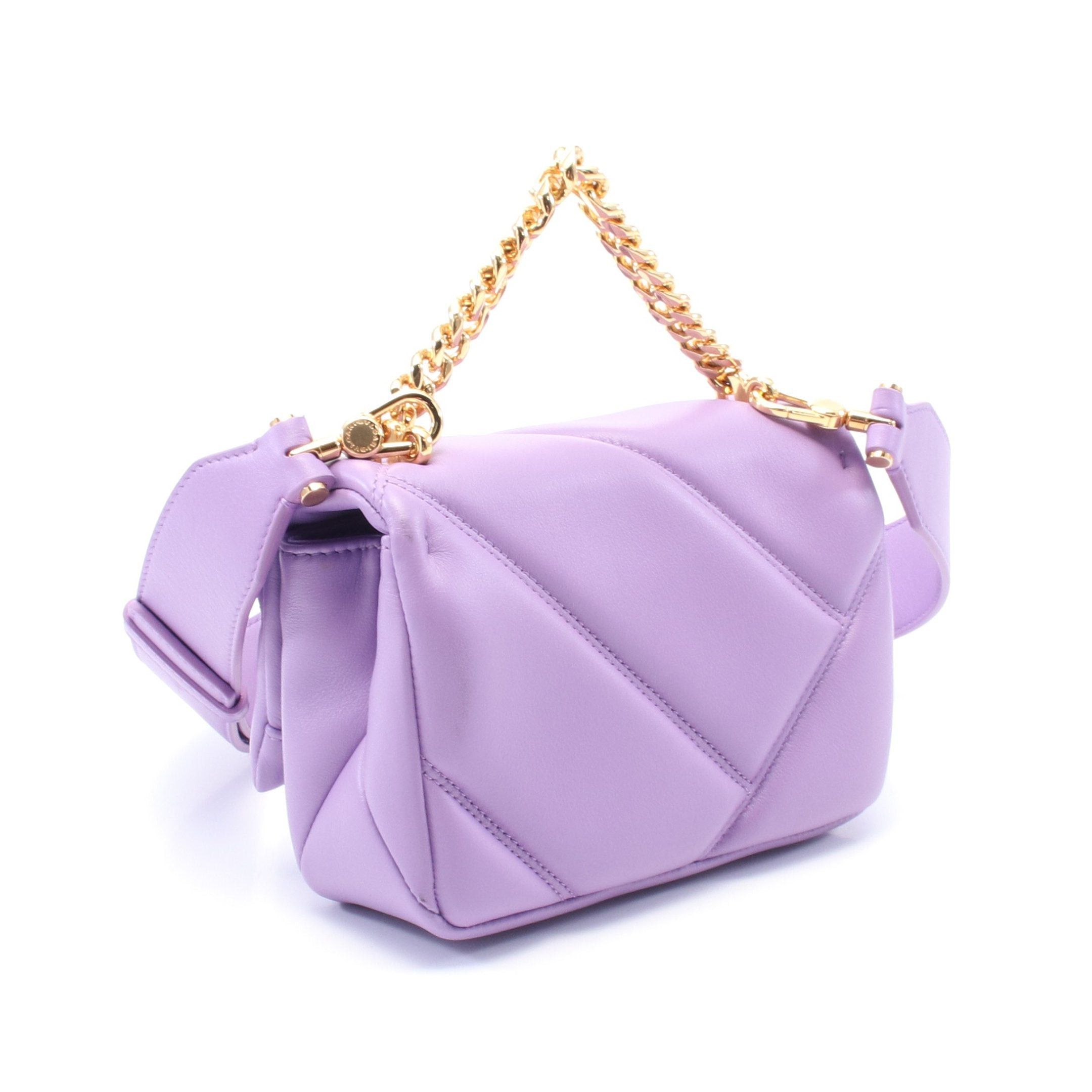 Bvlgari Bvlgari Serpenti Forever Chain Handbag Leather Light Purple Size ONE SIZE - 2 Thumbnail