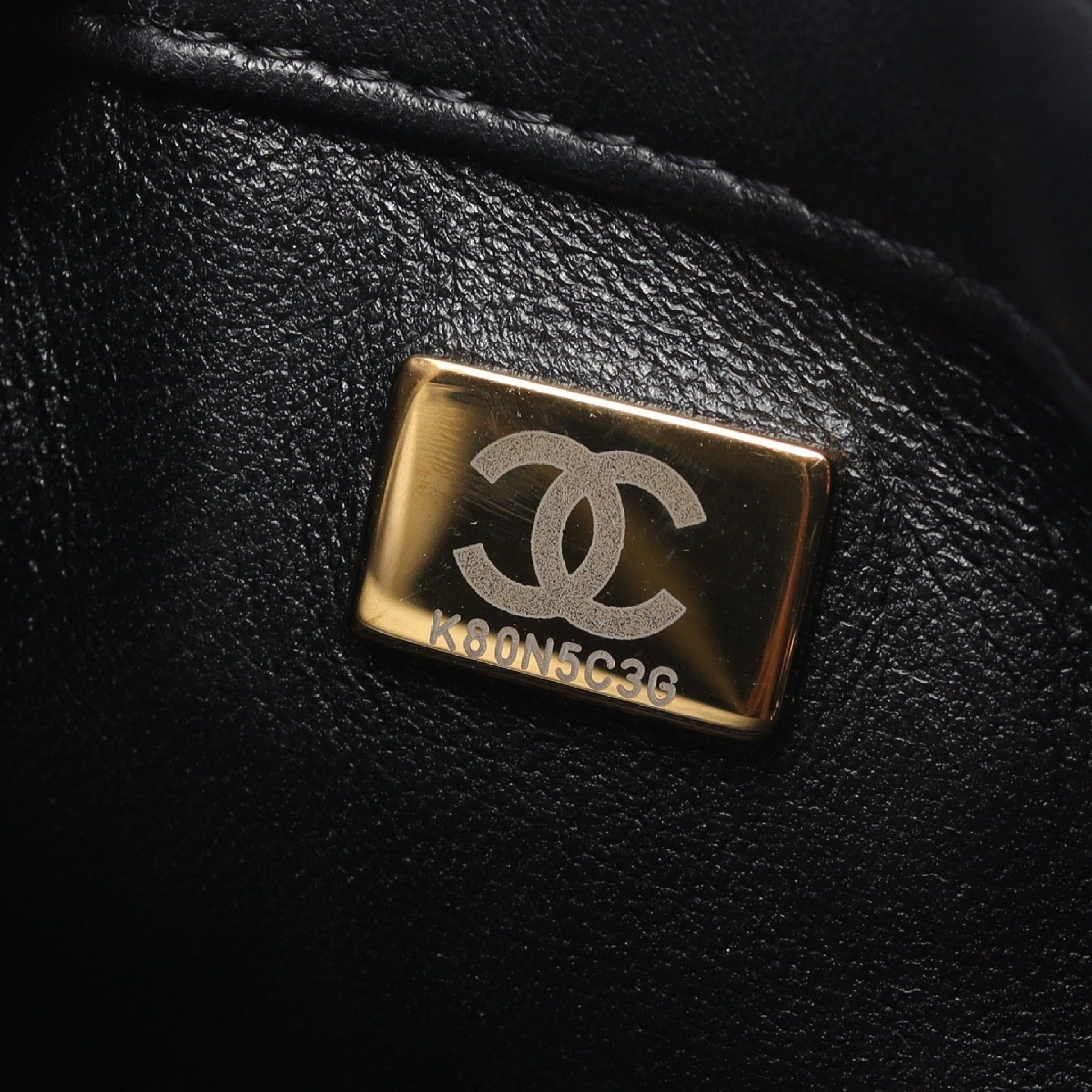 Chanel Chanel Matelasse Chain Shoulder Bag Lambskin Black Gold Hardware Size ONE SIZE - 5 Thumbnail