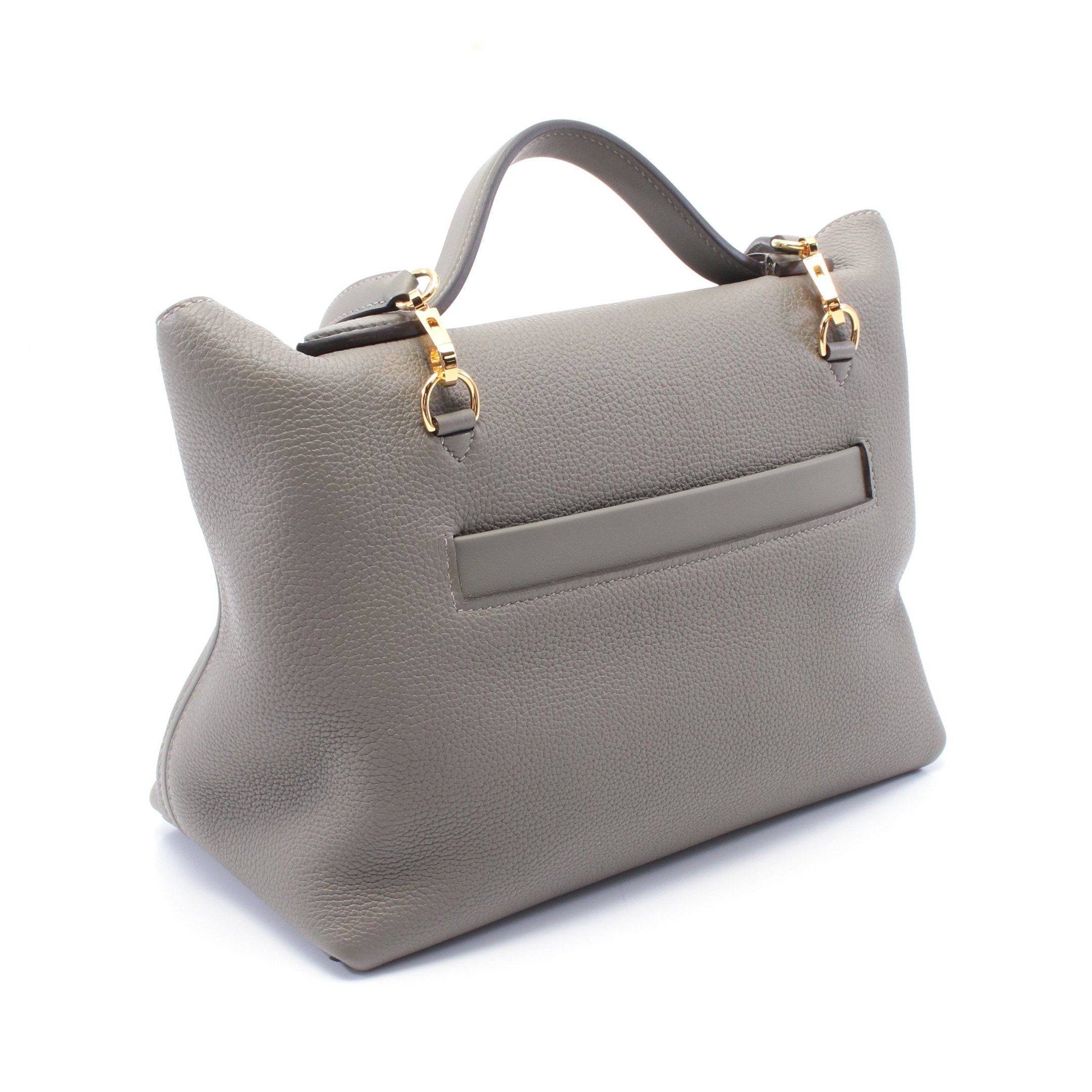 Hermes Hermes 24/24 Van Quatre 29 Ethane Handbag Togo Veau Swift Gray Gold Hardware U Stamp Size ONE SIZE - 2 Thumbnail