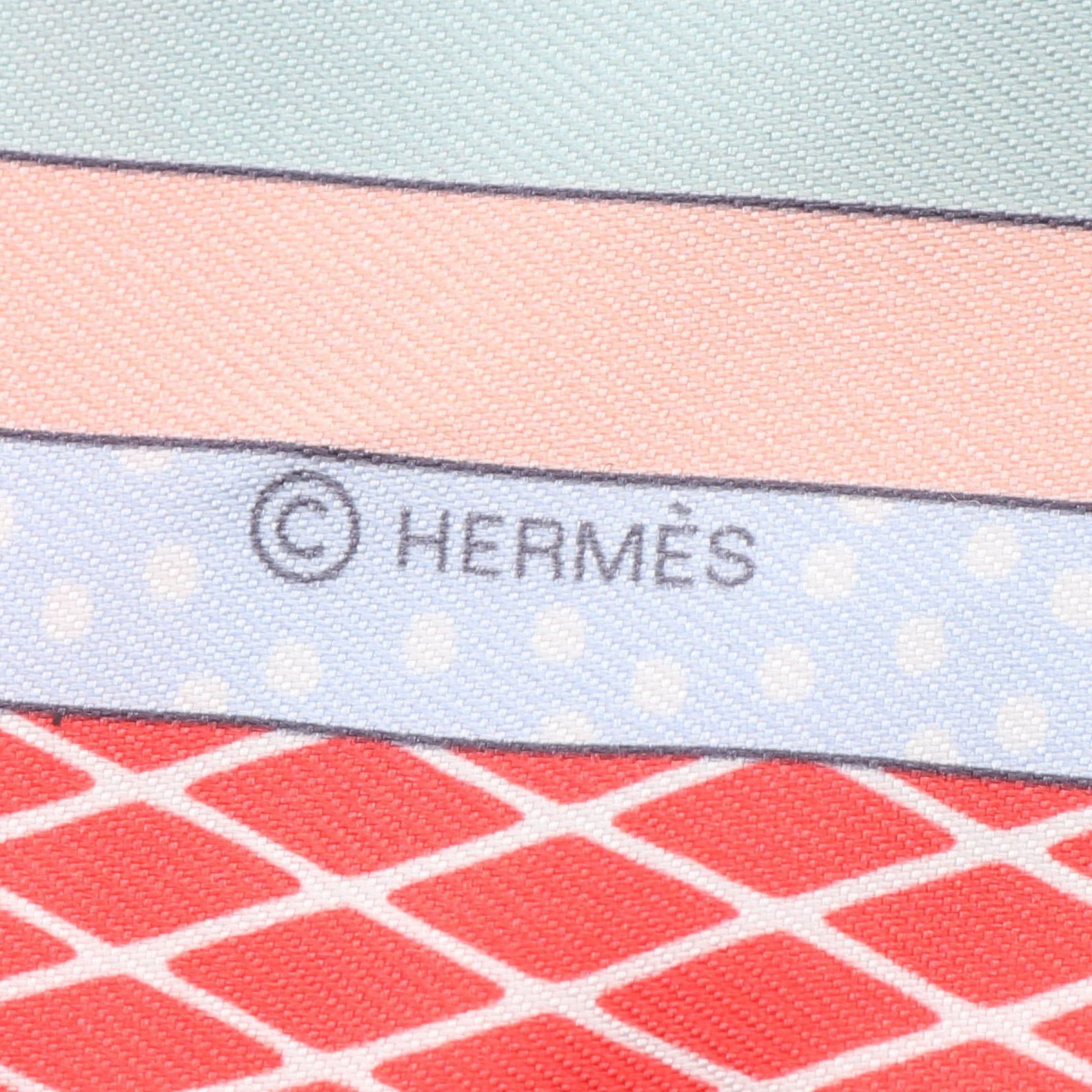Hermes Hermes Twilly Grand Theatre Nouveau Scarf Silk Multicolor Size ONE SIZE - 2 Thumbnail
