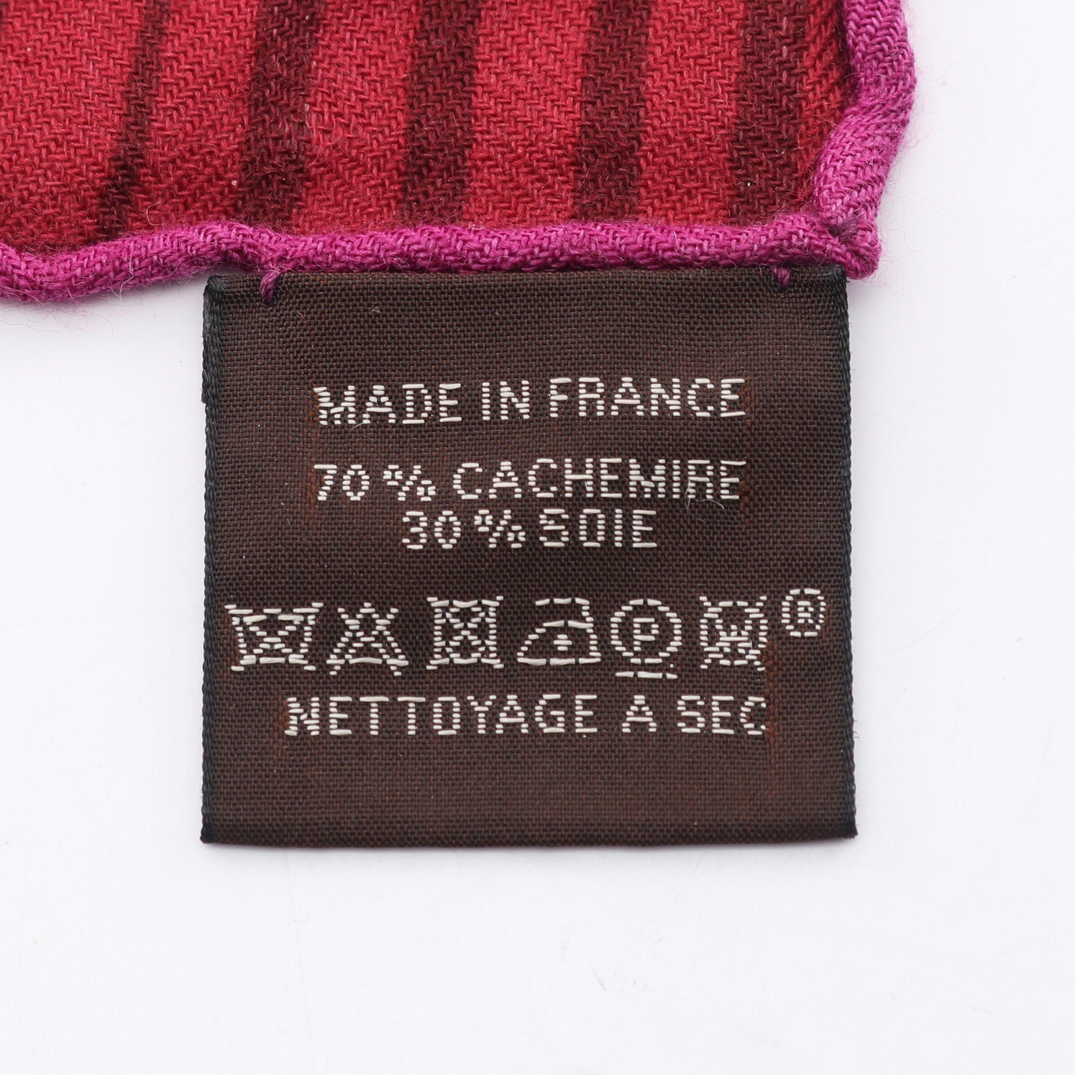Hermes Hermes Carréjean Carres 140 Jeu Des Omnibus Et Dames Blanches Scarf Cashmere Silk Pink Purple Multicolor Size ONE SIZE - 3 Thumbnail