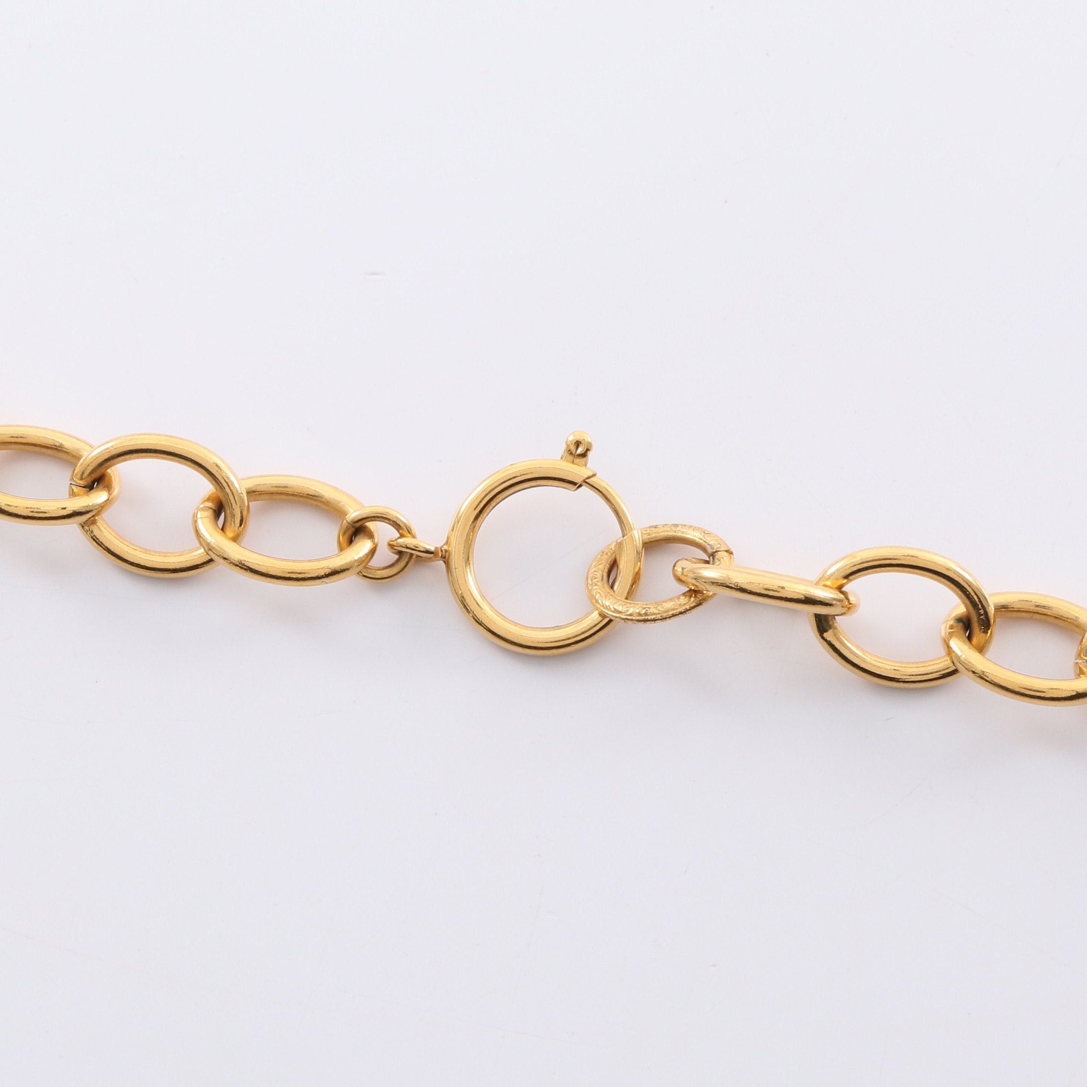 Chanel Chanel Coco Mark Necklace Gp Fake Pearl Gold Ivory 94P Size ONE SIZE - 4 Thumbnail