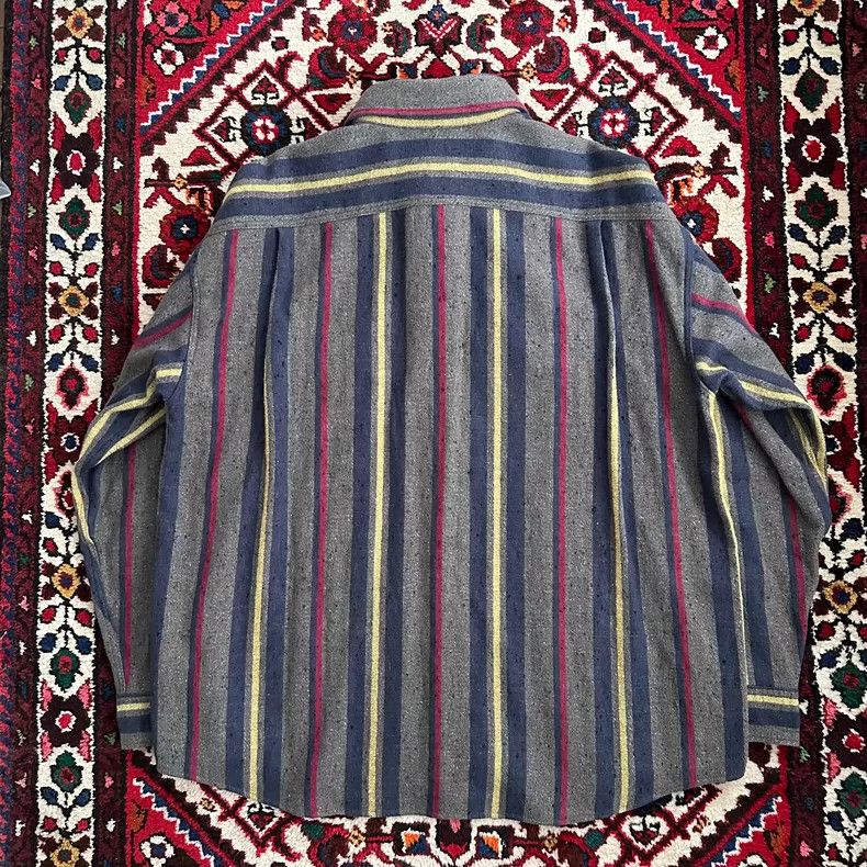 Visvim VISVIM Lumber Long Sleeve Striped Shirt Size US M / EU 48-50 / 2 - 2 Thumbnail