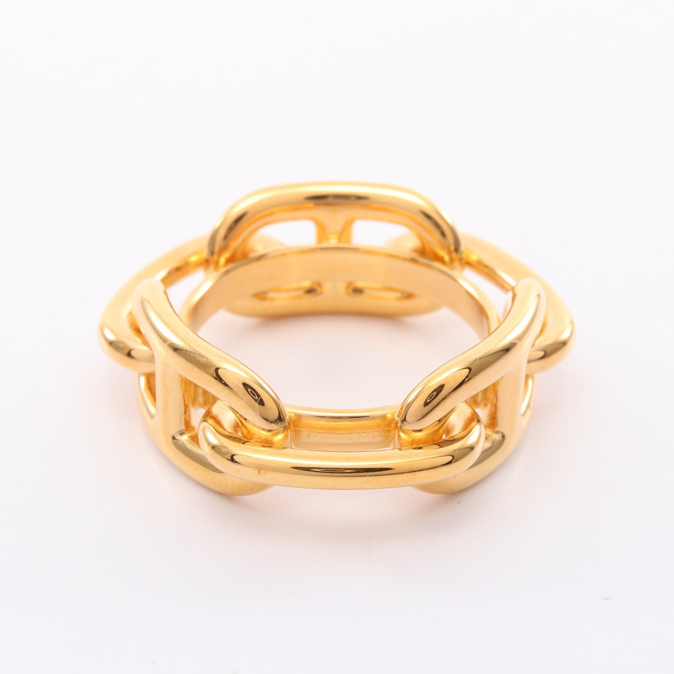 Hermes Hermes Chaîne Scarf Ring Gp Gold Size ONE SIZE - 2 Thumbnail