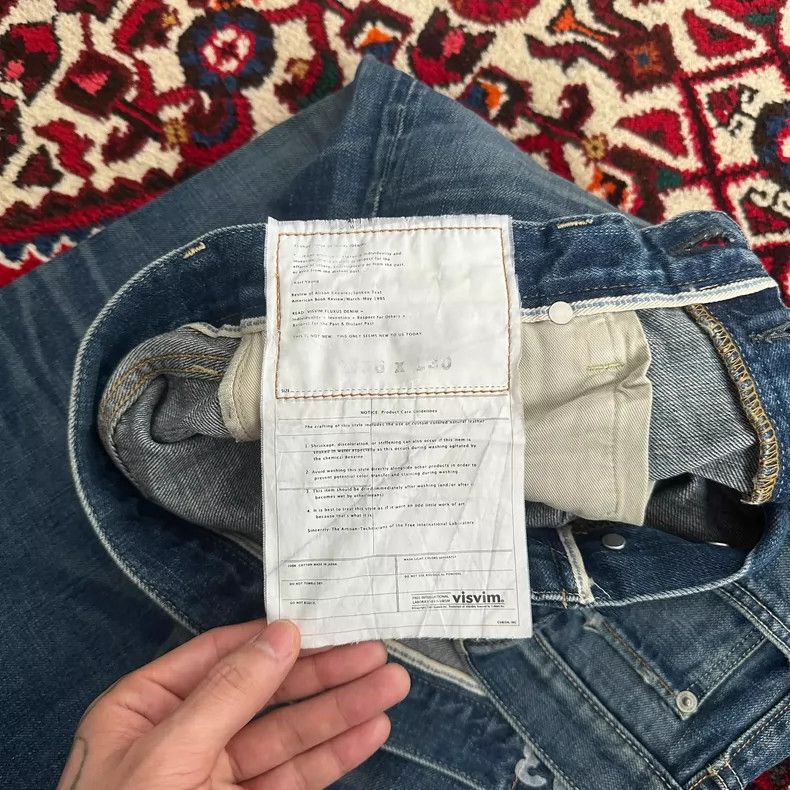 Visvim visvim fluxus denim pants size w36l30 Size US 36 / EU 52 - 8 Thumbnail