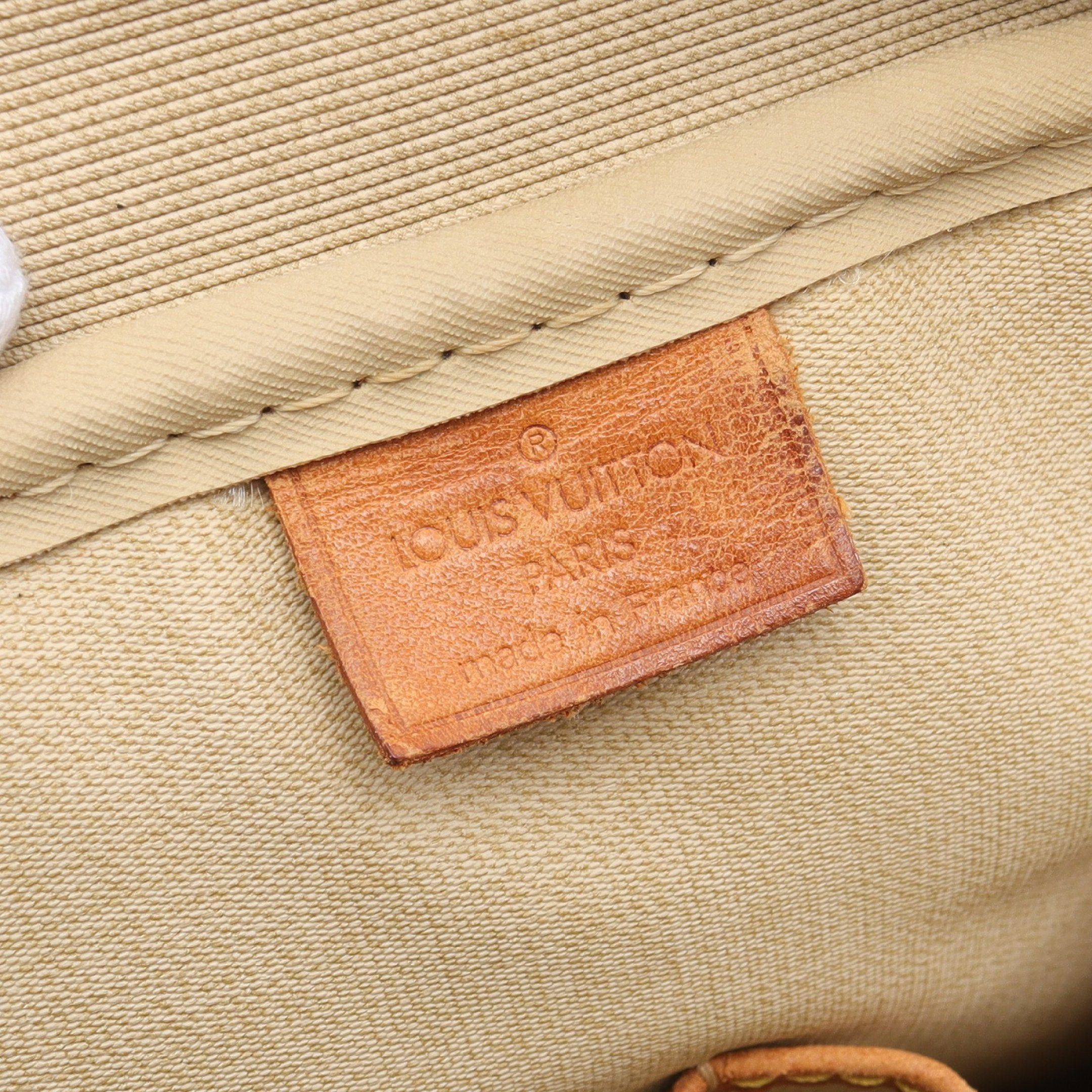 Louis Vuitton Louis Vuitton Deauville Bowling Vanity Monogram Handbag Leather Brown Size ONE SIZE - 4 Thumbnail