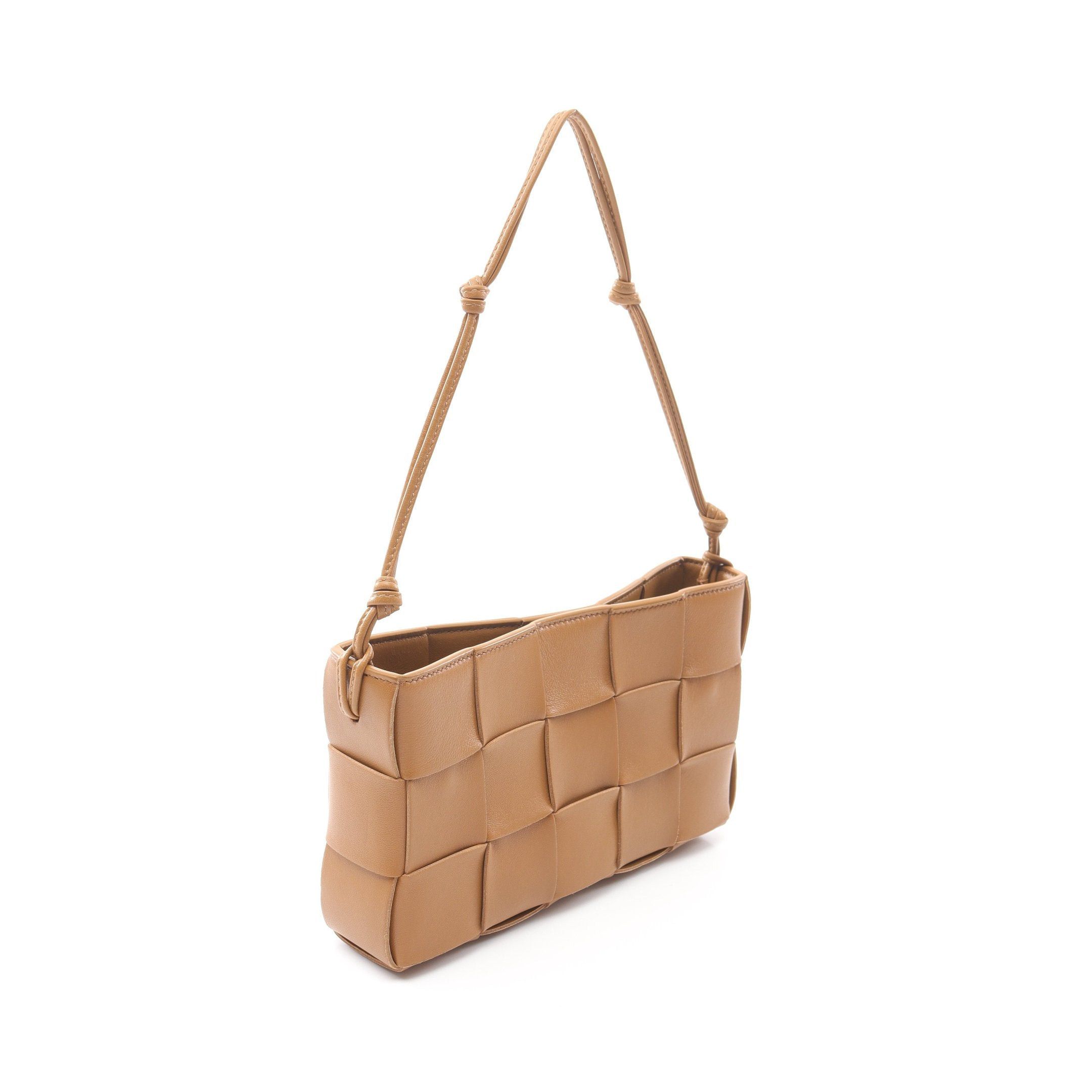 Bottega Veneta Bottega Veneta Maxi Intrecciato Cassette Handbag Leather Light Brown Size ONE SIZE - 2 Thumbnail