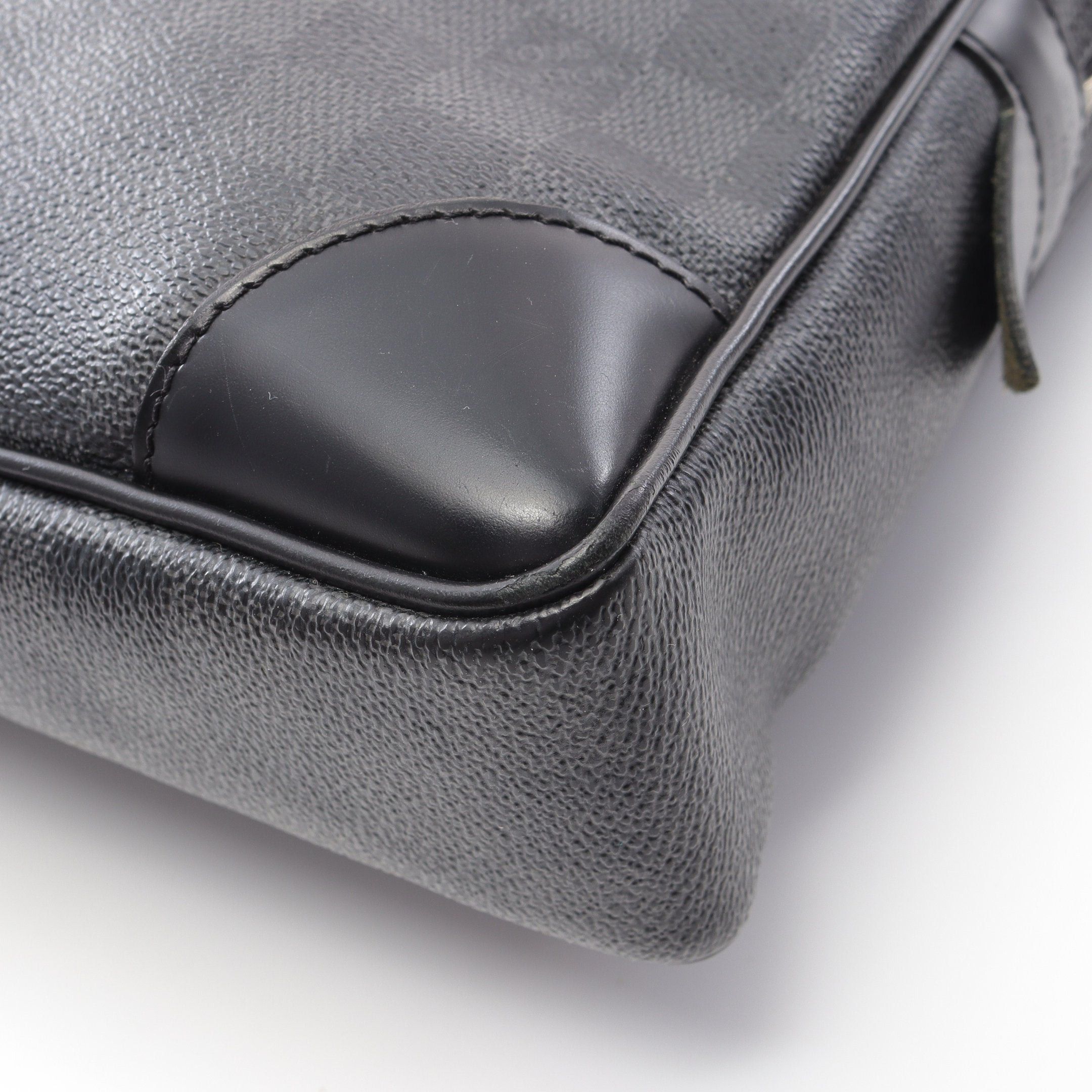 Louis Vuitton Louis Vuitton Porte Document Voyage Damier Graphite Business Bag Briefcase Leather Black Size ONE SIZE - 8 Thumbnail