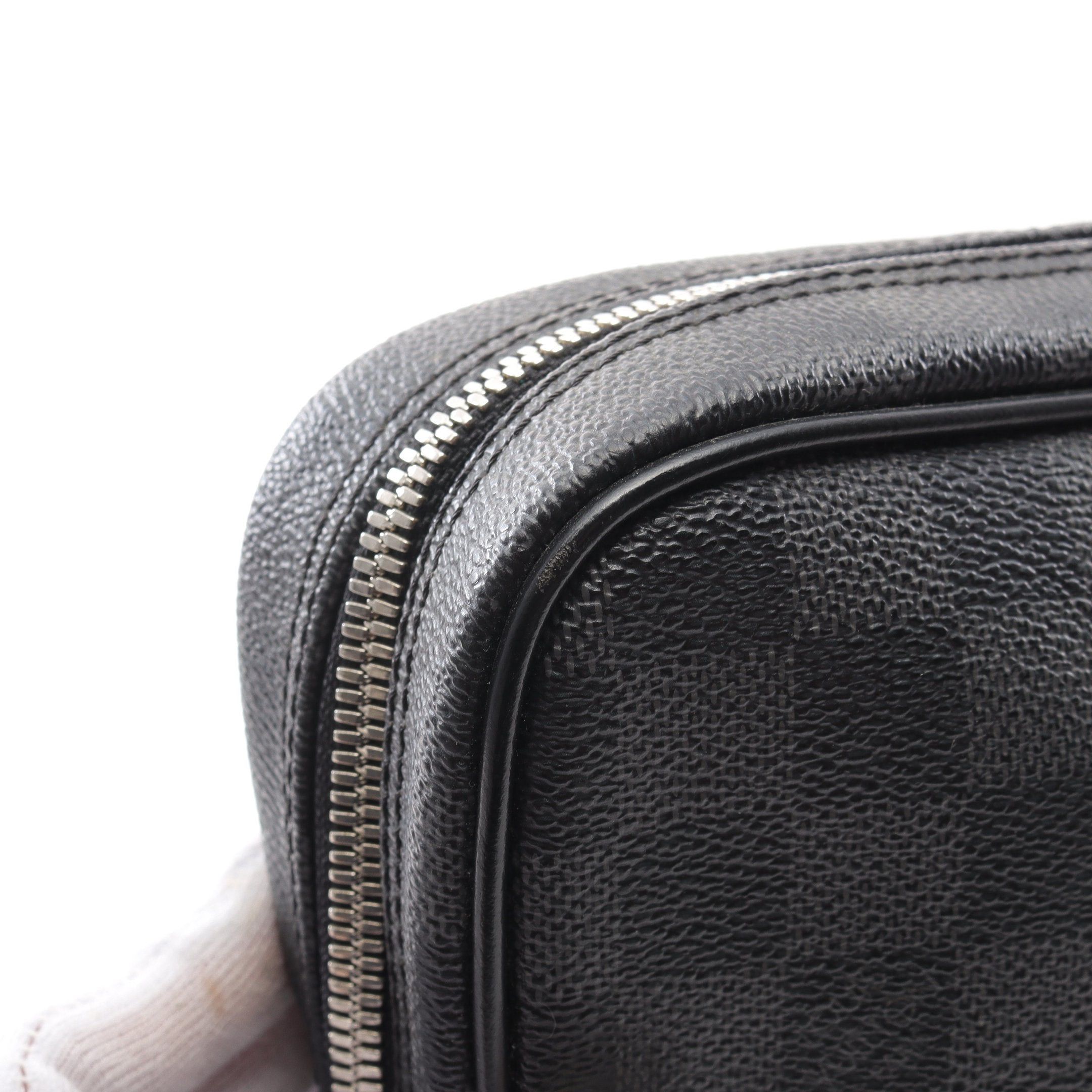 Louis Vuitton Louis Vuitton Porte Document Voyage Damier Graphite Business Bag Briefcase Leather Black Size ONE SIZE - 12 Thumbnail