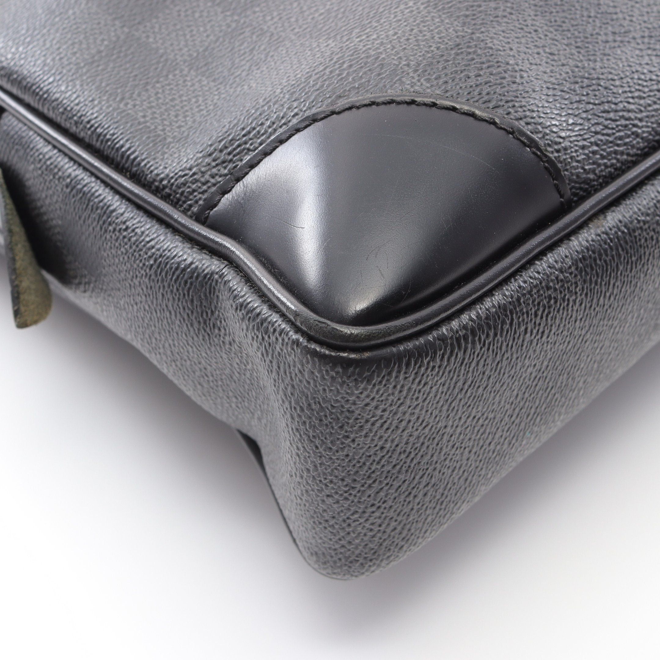 Louis Vuitton Louis Vuitton Porte Document Voyage Damier Graphite Business Bag Briefcase Leather Black Size ONE SIZE - 7 Thumbnail