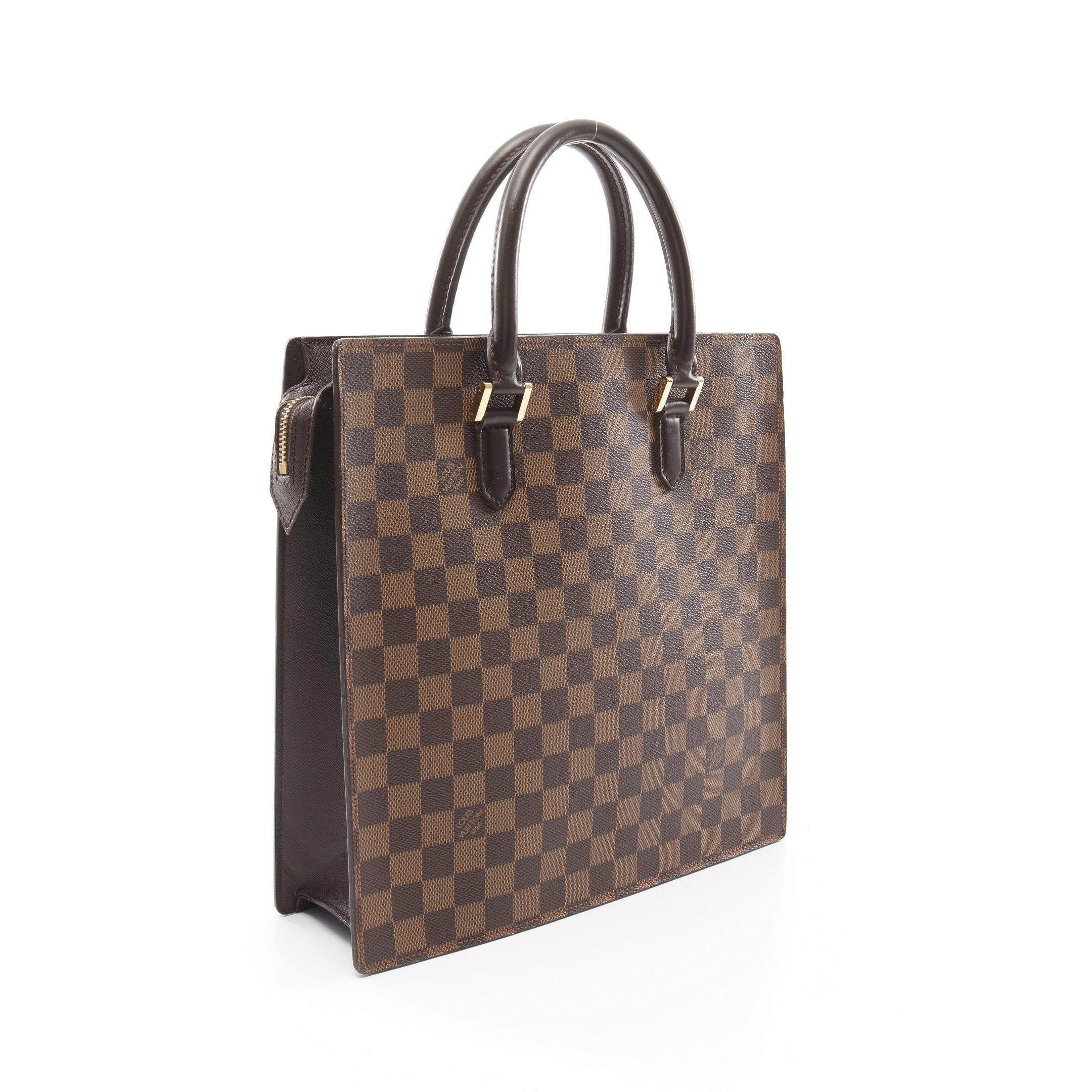 Louis Vuitton Louis Vuitton Venice Pm Damier Ebene Handbag Tote Bag Leather Brown Size ONE SIZE - 2 Thumbnail
