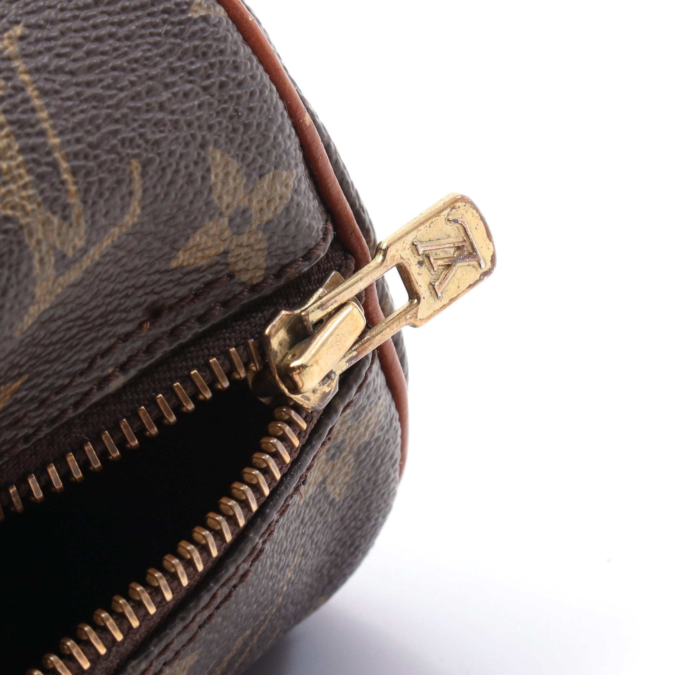 Louis Vuitton Louis Vuitton Papillon 30 Monogram Handbag Leather Brown Size ONE SIZE - 9 Thumbnail