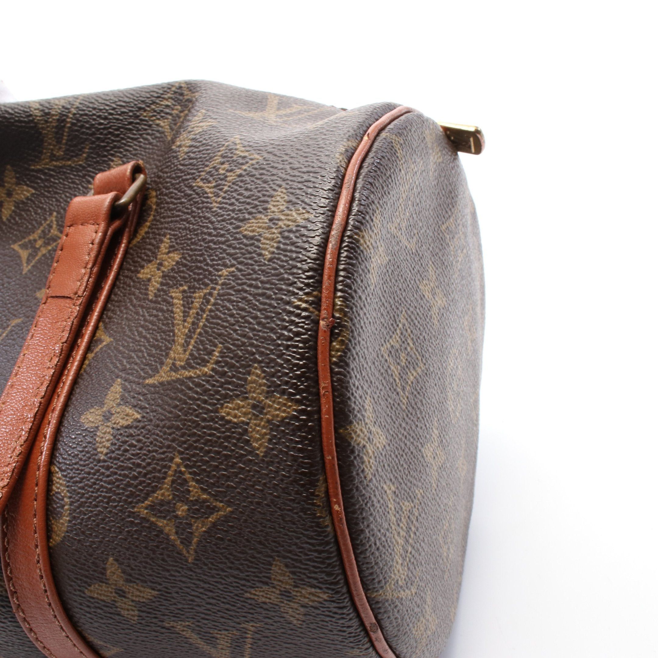Louis Vuitton Louis Vuitton Papillon 30 Monogram Handbag Leather Brown Size ONE SIZE - 7 Thumbnail