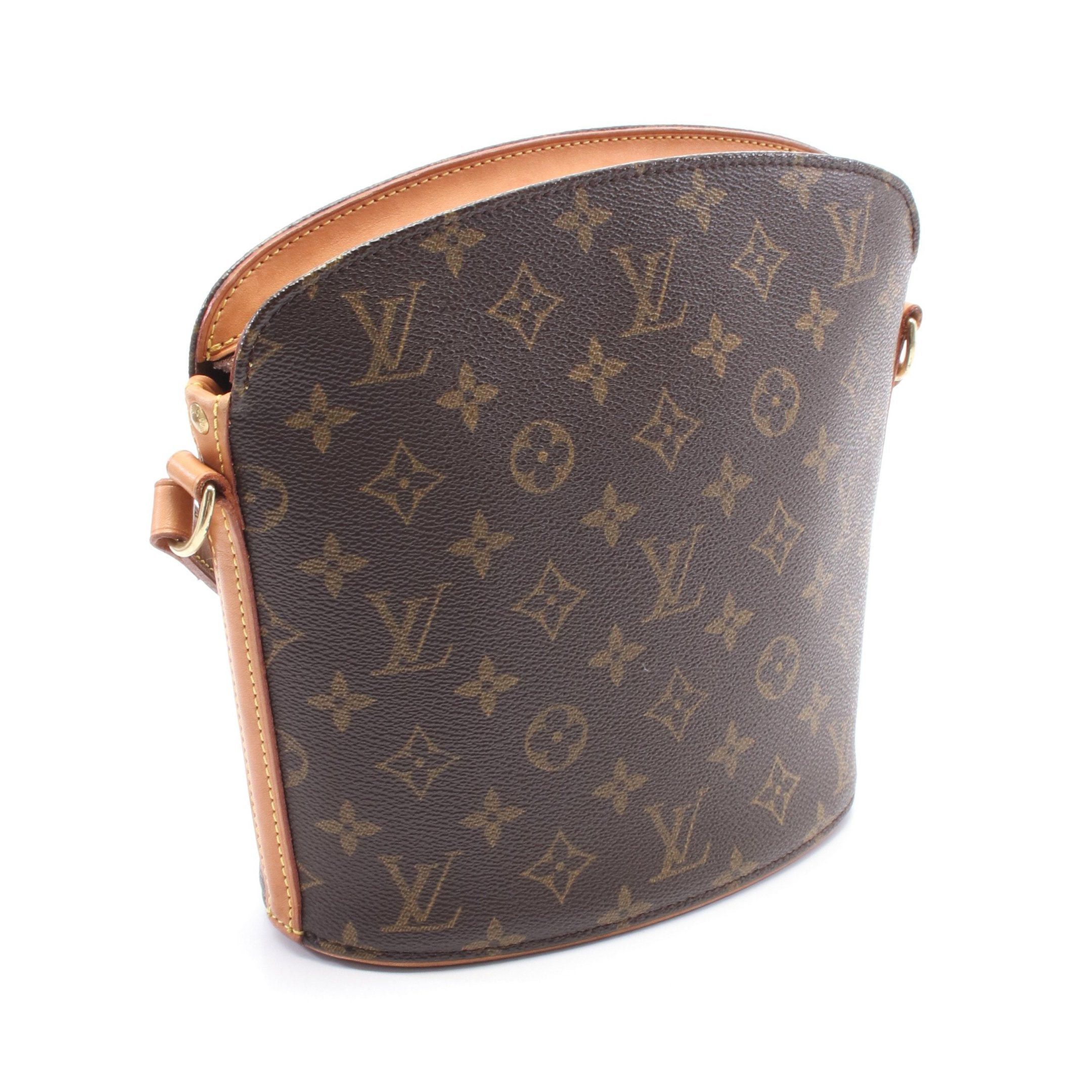 Louis Vuitton Louis Vuitton Druot Monogram Shoulder Bag Leather Brown Size ONE SIZE - 2 Thumbnail
