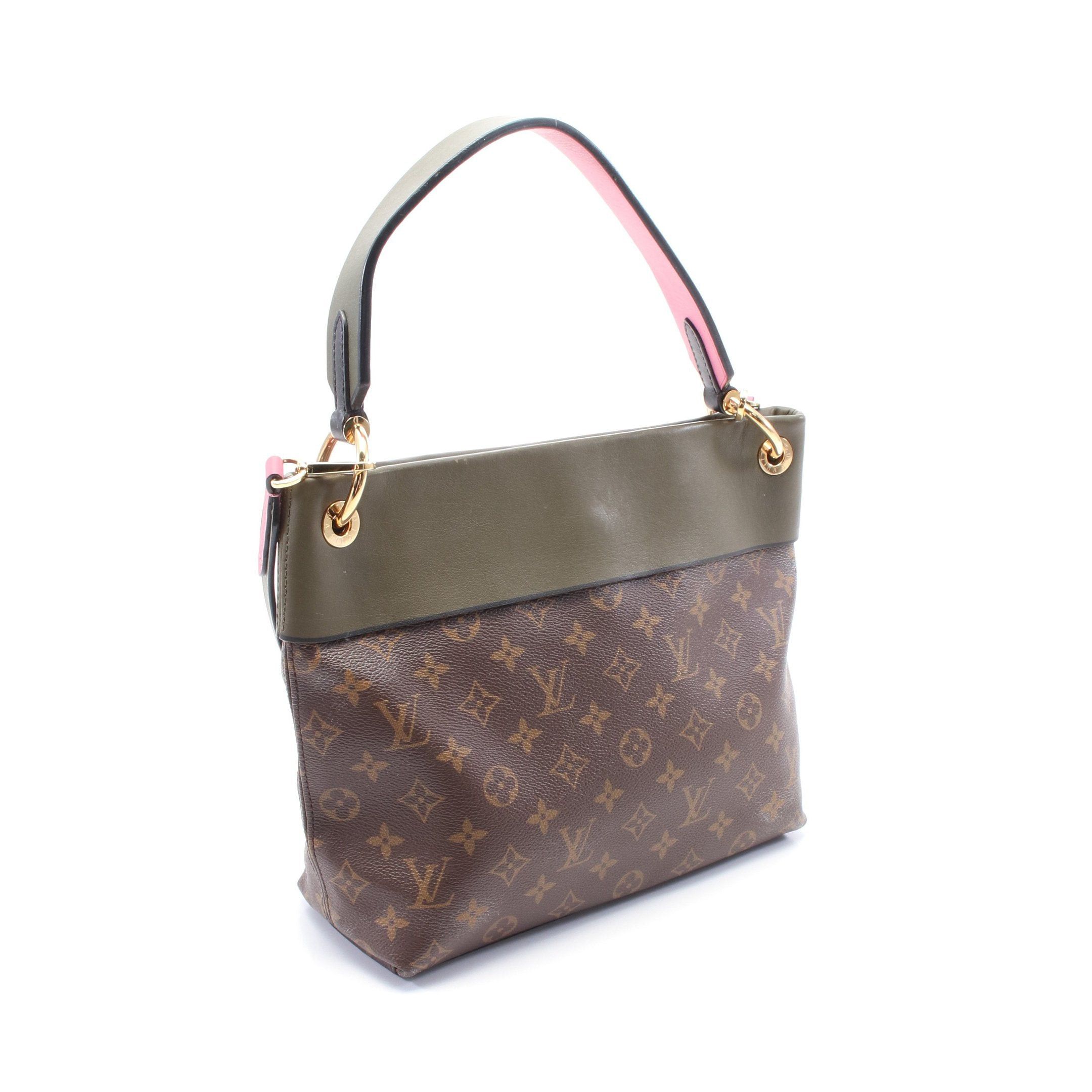 Louis Vuitton Louis Vuitton Tuileries Monogram One Shoulder Bag Leather Brown Khaki Green Pink Size ONE SIZE - 2 Thumbnail
