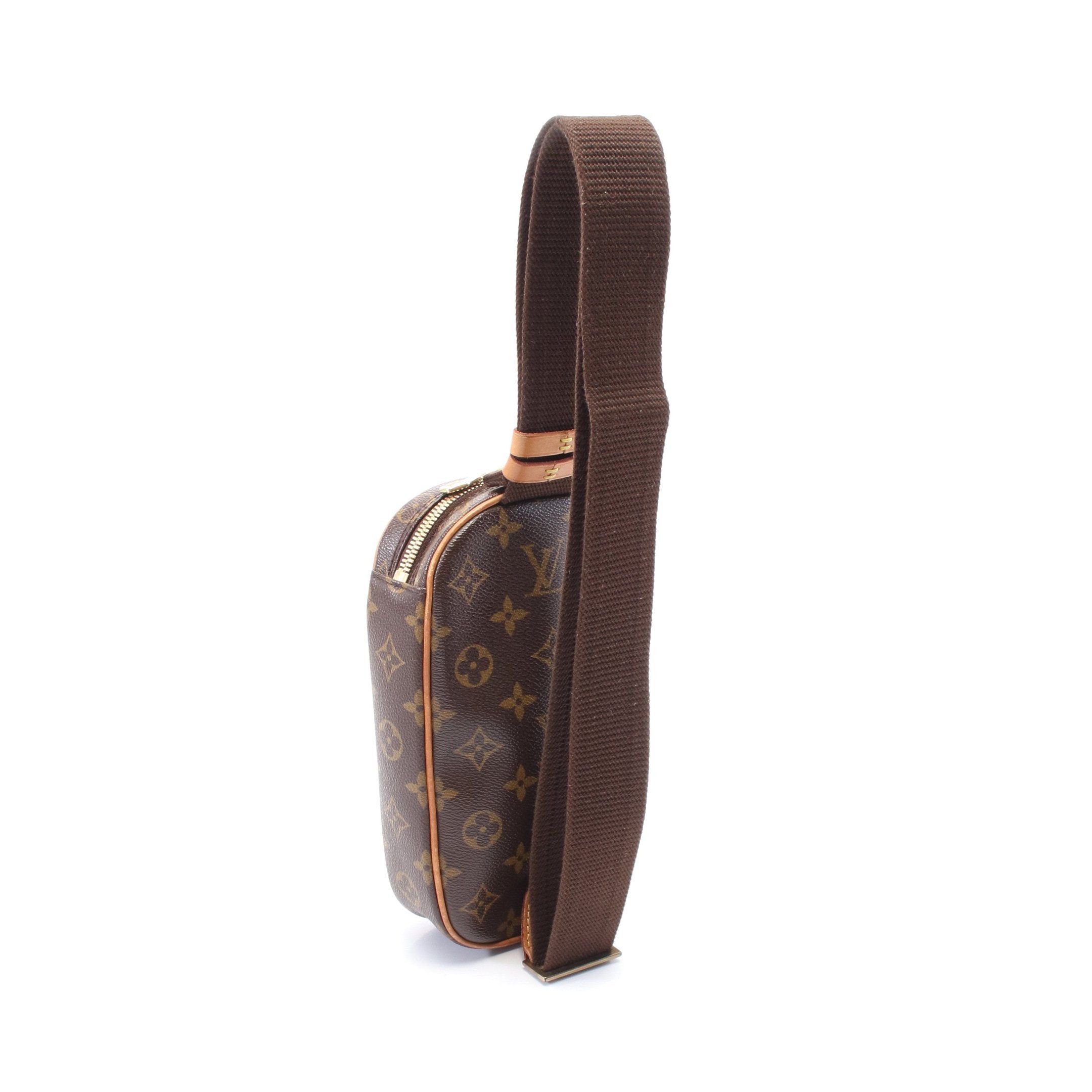 Louis Vuitton Louis Vuitton Pochette Ganju Monogram Body Bag Leather Brown Size ONE SIZE - 2 Thumbnail